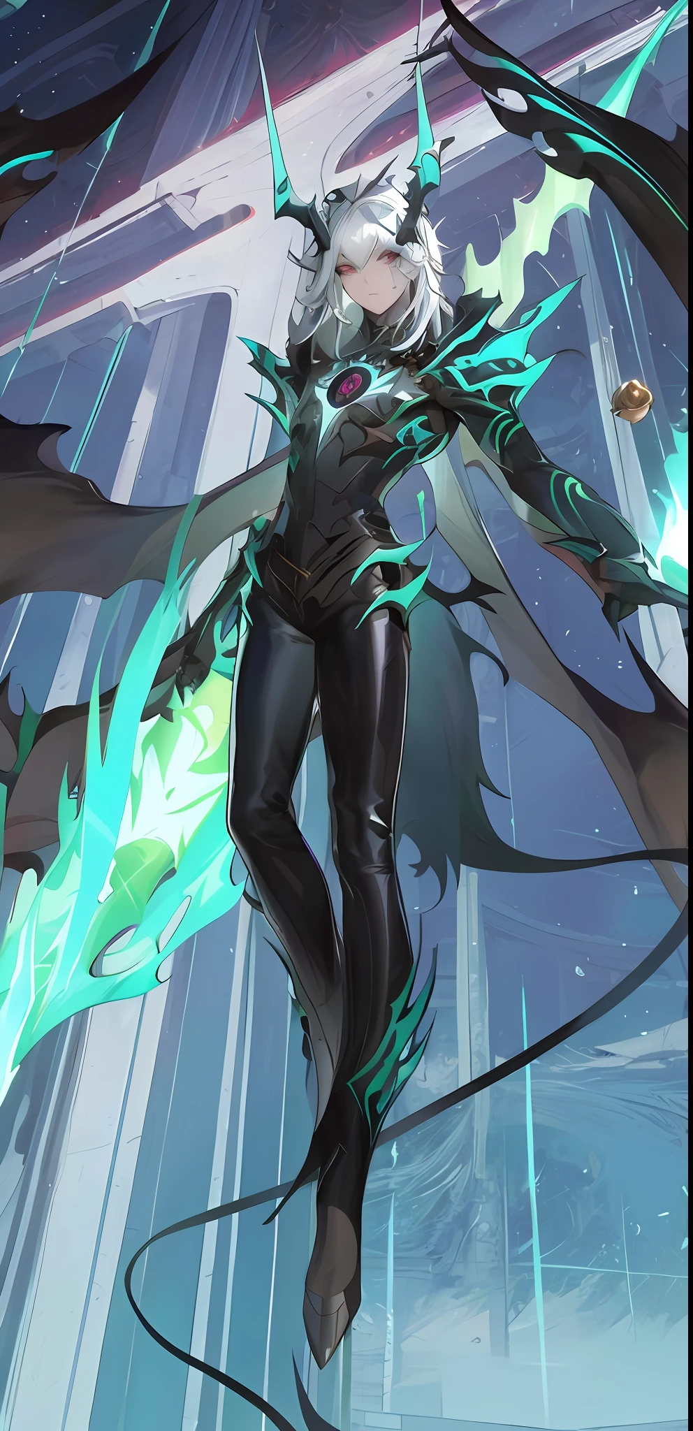 The perfect combination of anime characters and swords, a stunning glowing head, a perfect display of the shadow universe style, is very visually striking. This work draws on elements such as Demon Soul concept art, League of Legends Nocturne, elementalist style, and complete portrait of an electronic mage, and deeply integrates them to present Yang J and Razir IRL hyper-concept art in the style of the whole fairy. Every detail exudes the mysterious charm of the character concept of the shadow universe and the character design of the demon aristocracy, and is a perfect work of art that reflects the trend of the art station.