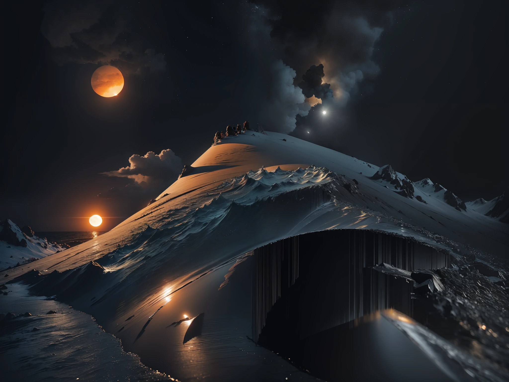 8K,Best quality, masterpiece, ultra high res, (photorealistic:1.4), raw photo, Wild men who caught and sang the sun in flight,
And learn, too late, they grieved it on its way,
Do not go gentle into that good night, pixel sorting,
