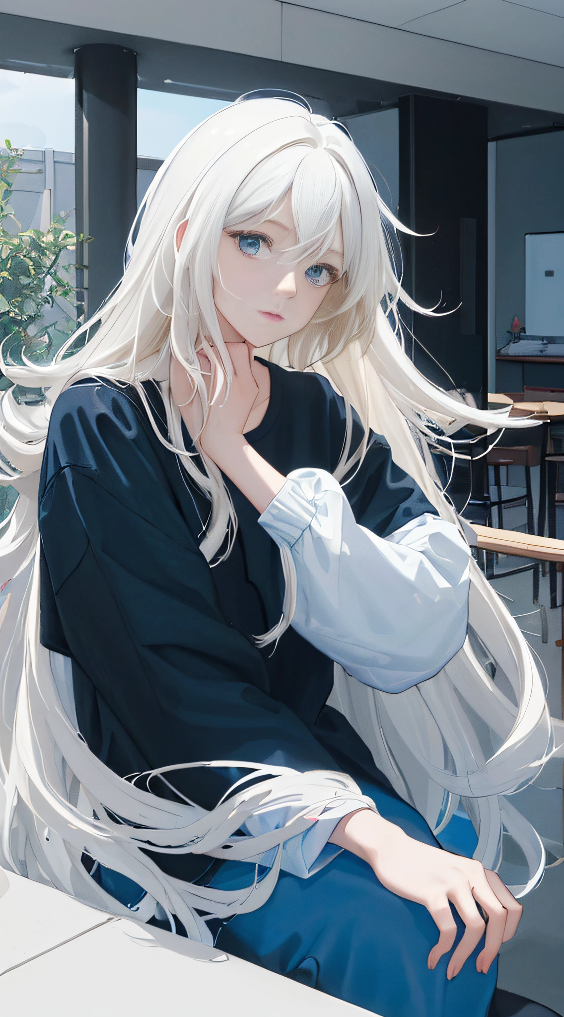 (masterpiece, best quality:1.4), looking at viewer, fringer, {indoors|outdoors|simple background},
(wavy hair:0.8), long hair, {black hair|white hair|blonde hair}, {blue theme|red theme|white theme},