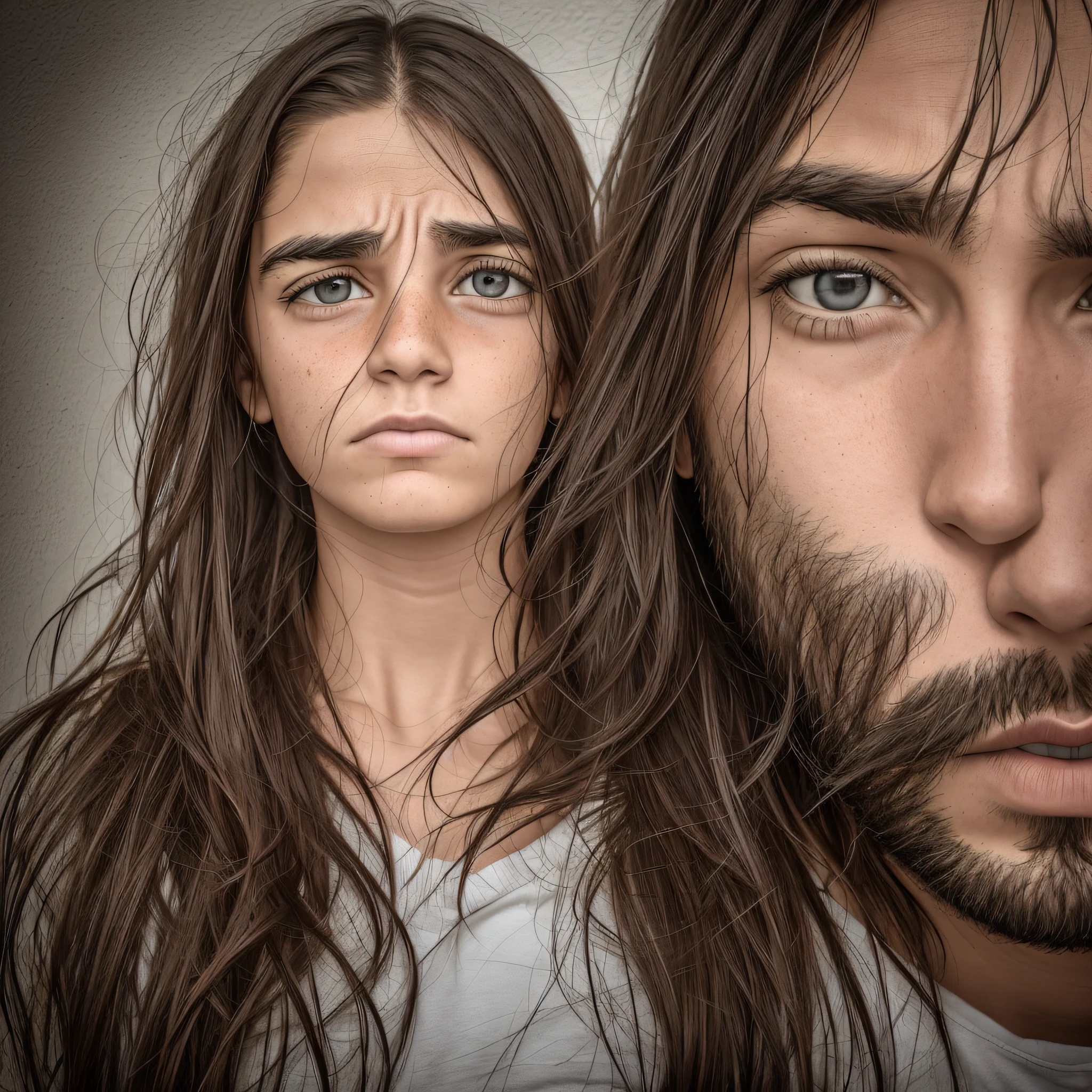 Faces of people with fear --auto --s2