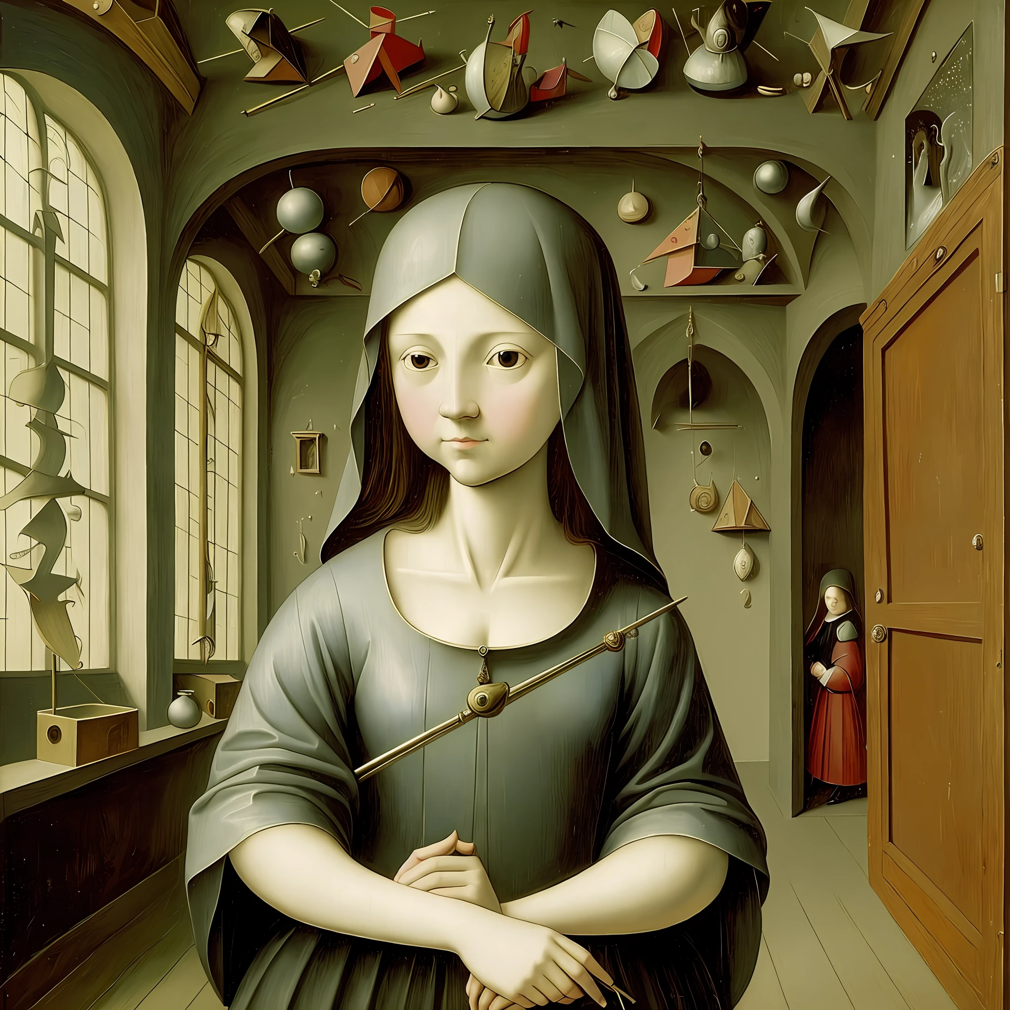 strange girls painting by Hieronymus Bosch --auto --s2