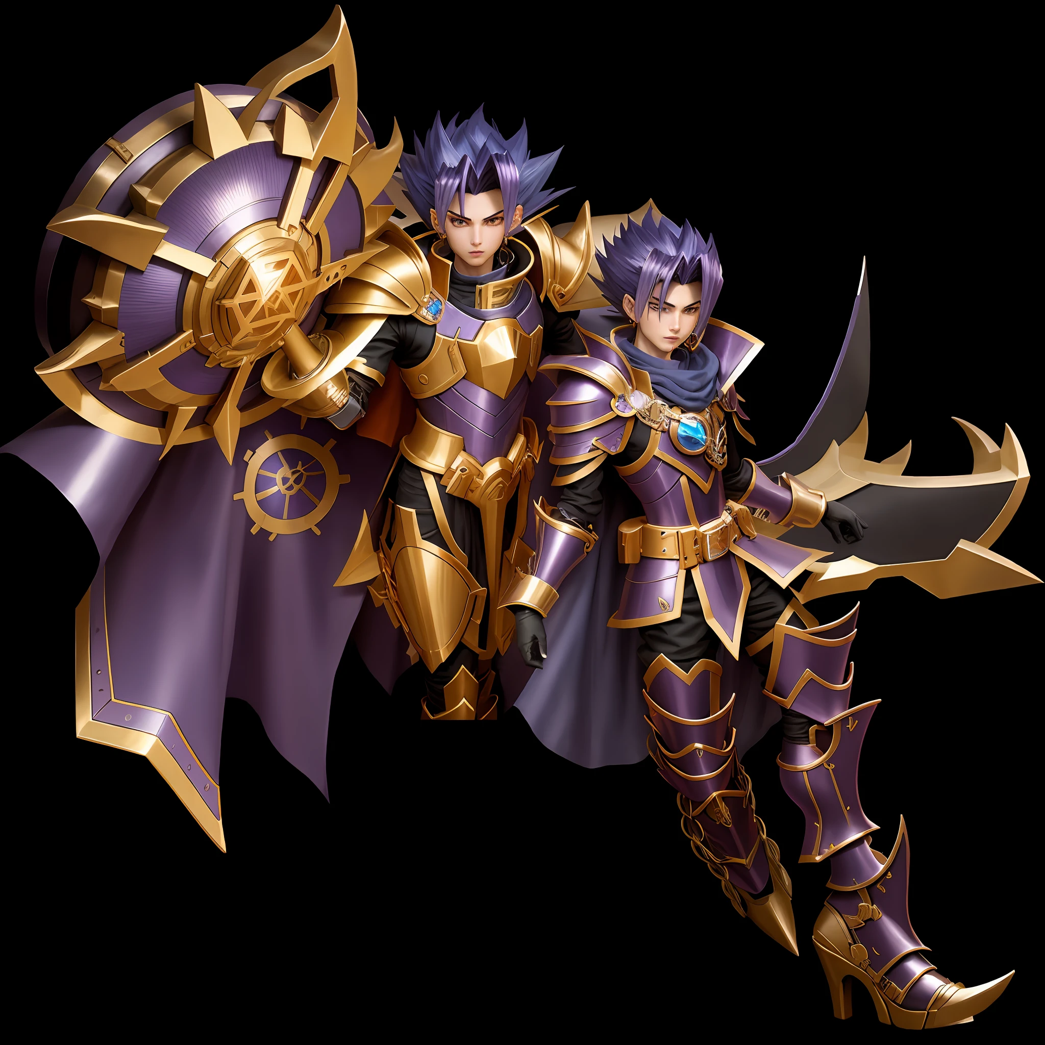 Yugioh male armor Necromante