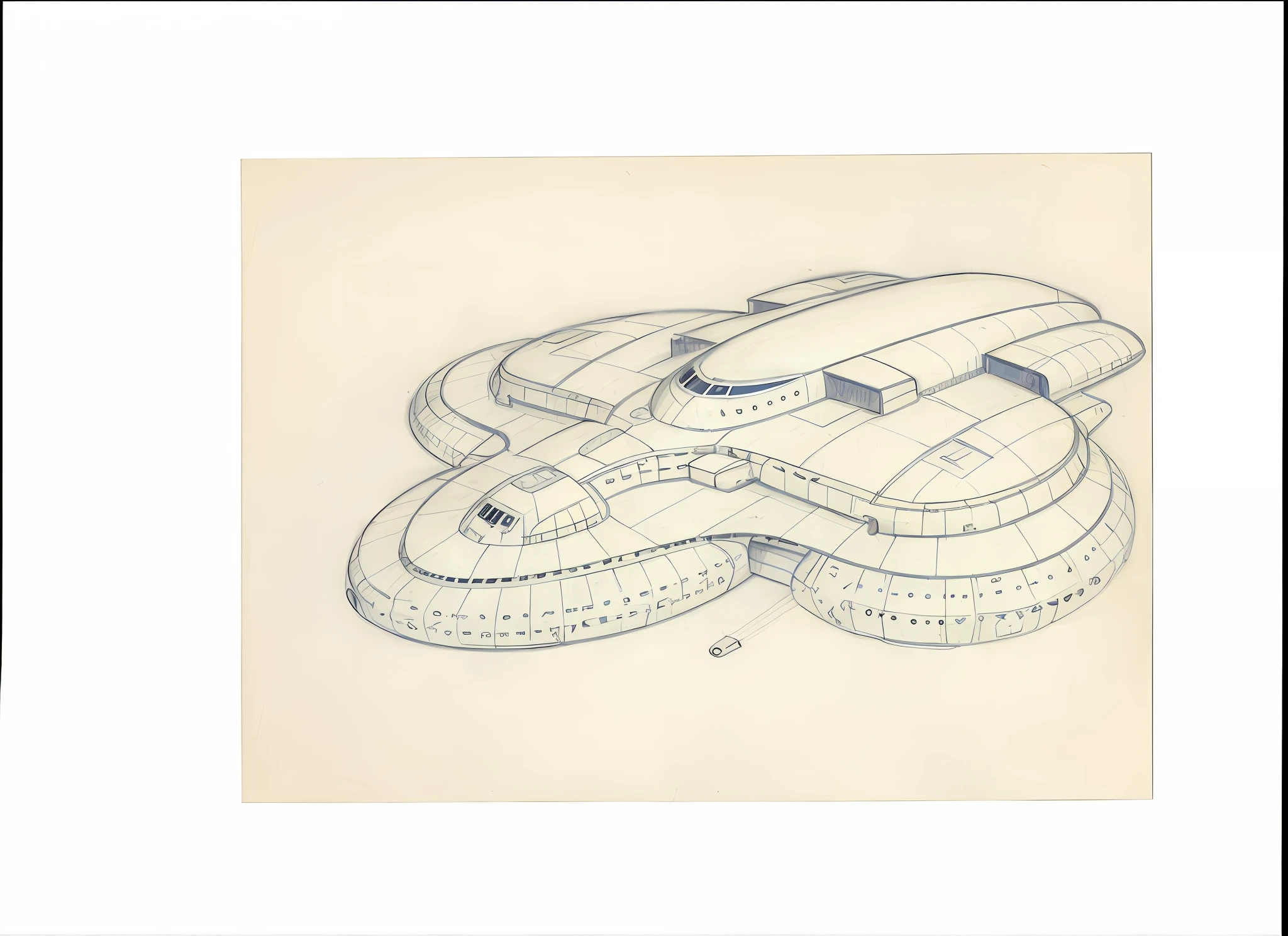 drawing of a utopian spaceship, movie dune spaceship, brutalist spaceship, spaceship design, plan of a spaceship, ancient spaceship, lockheed concept art, by Ayako Rokkaku, spaceship concept art, by Shigeru Aoki, spaceship plan, science fiction spaceship, futuristic starship colorful