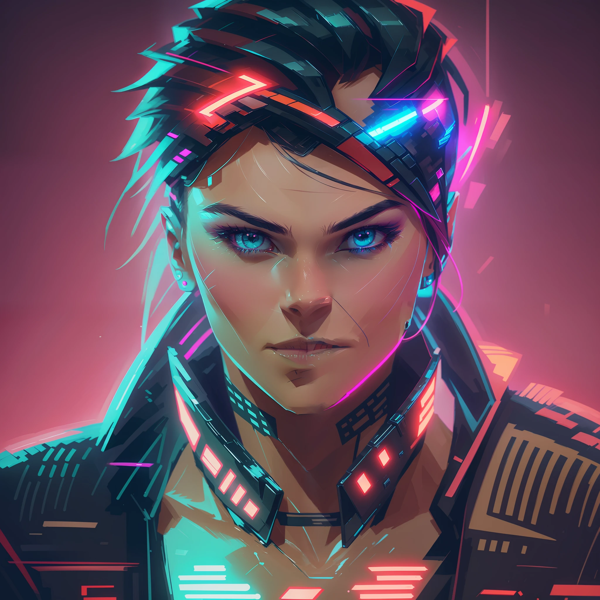 A closeup of a man in a suit with a red light on his face, jett de valorant, trendin on artstation, 3 d render character art 8 k, hero 2 d fanart artsation, anton fadeev 8 k, trending on artstation 4k, trending on artstation hd, inspired by Cameron Boyce, character art closeup --auto --s2