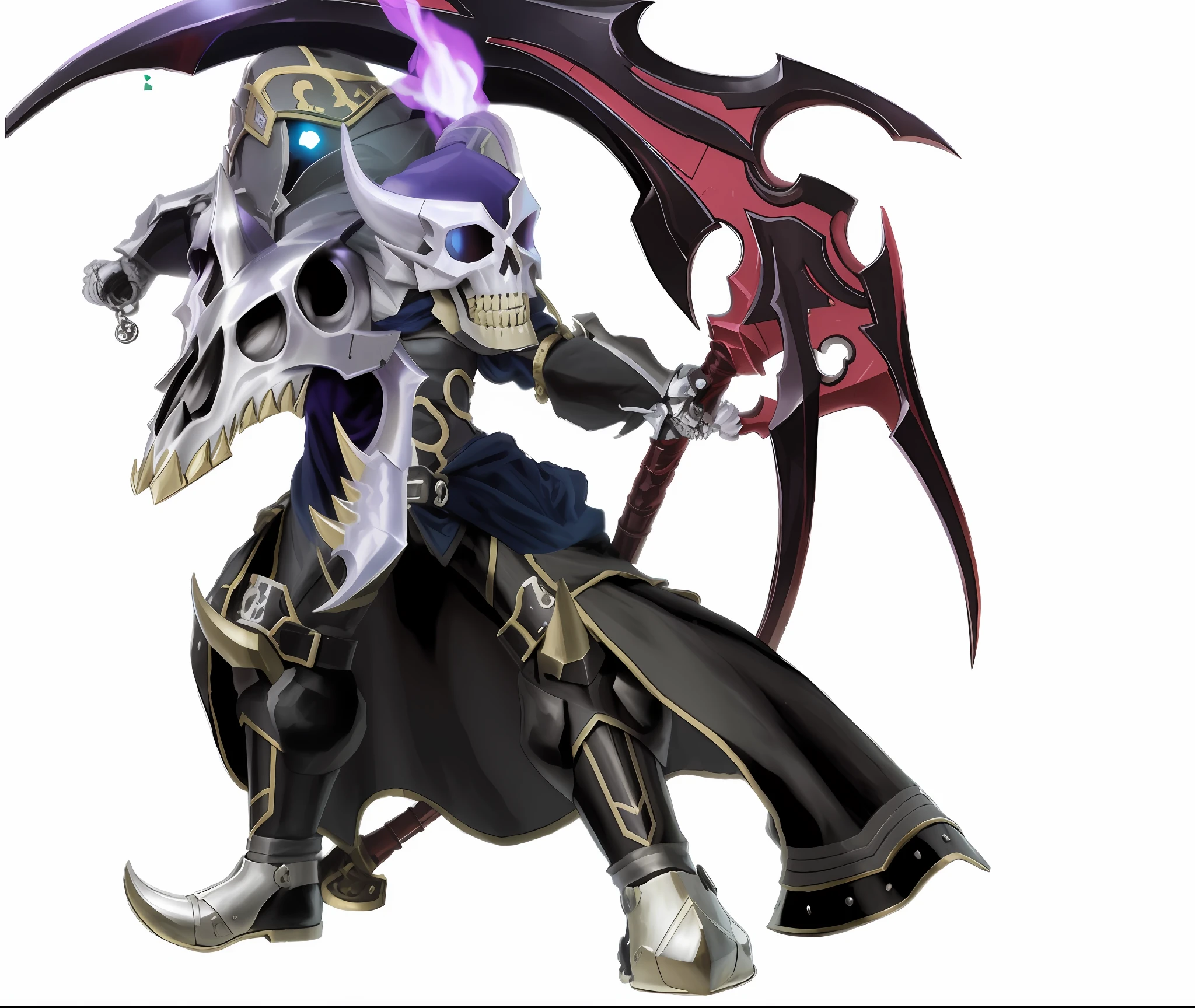 Yugioh skull knight with hood