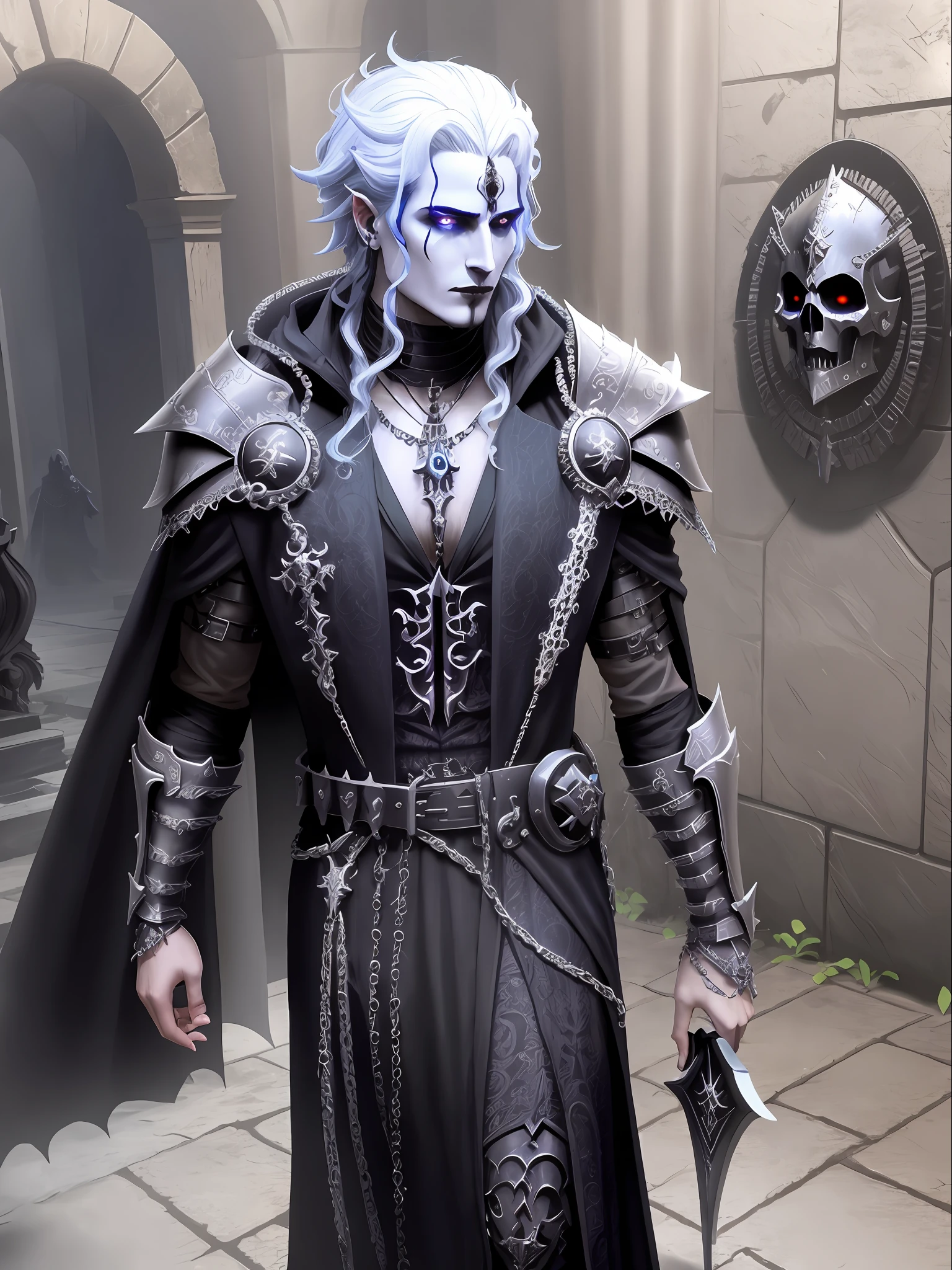 Hades God Underworld,Gothic Necromancer, Knight