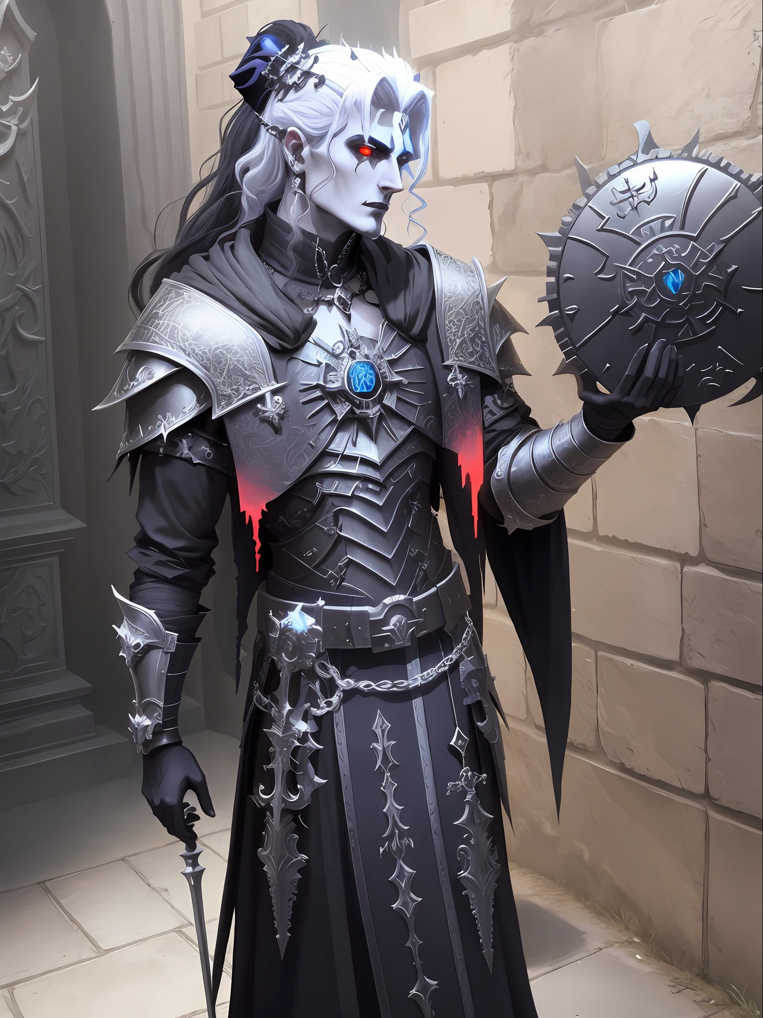Hades God Underworld,Gothic Necromancer, Knight