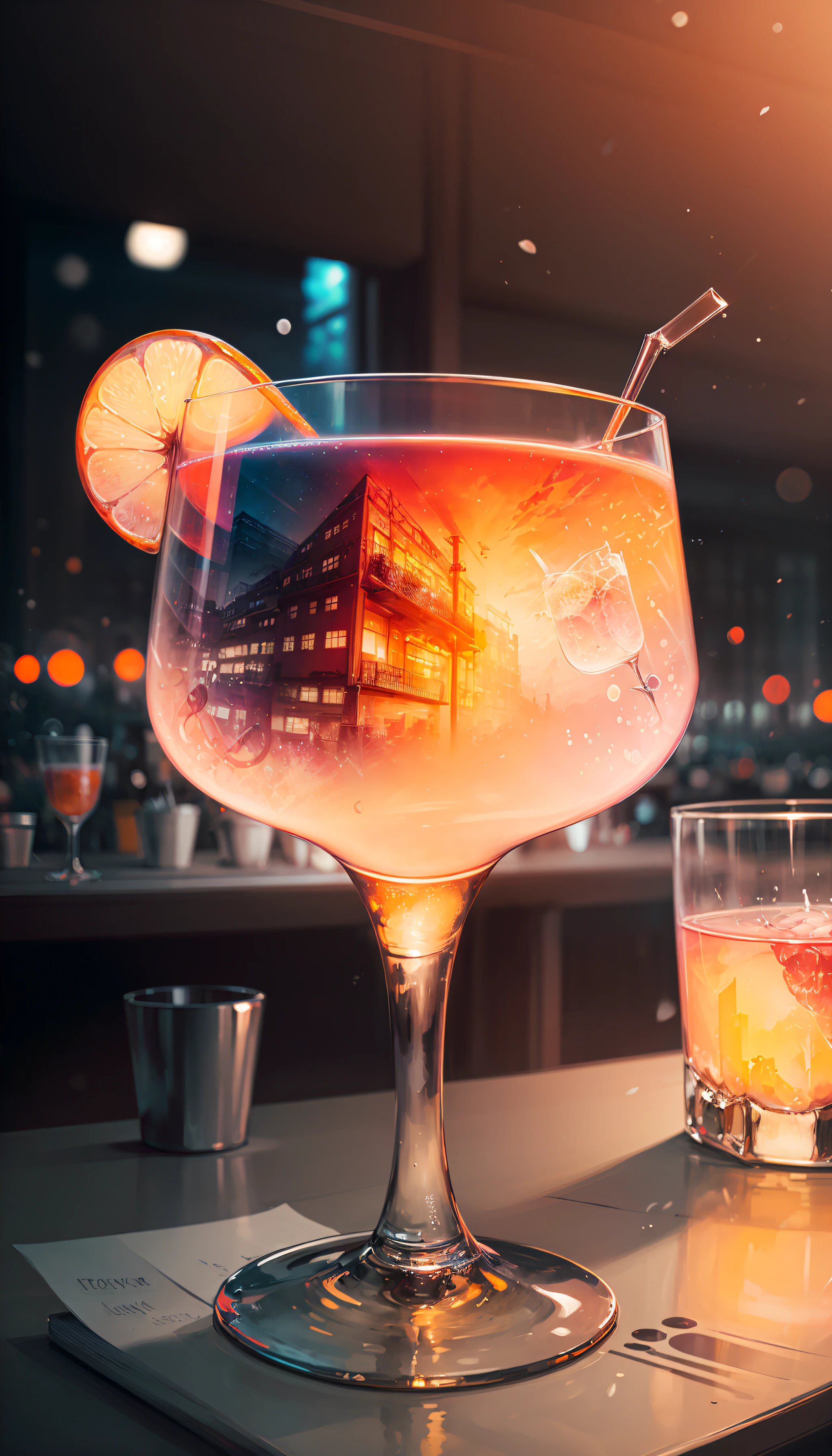 cocktailworld, no humans, scenery, street, window, depth of field , ((blurry background)),
masterpiece, best quality, ultra detail,