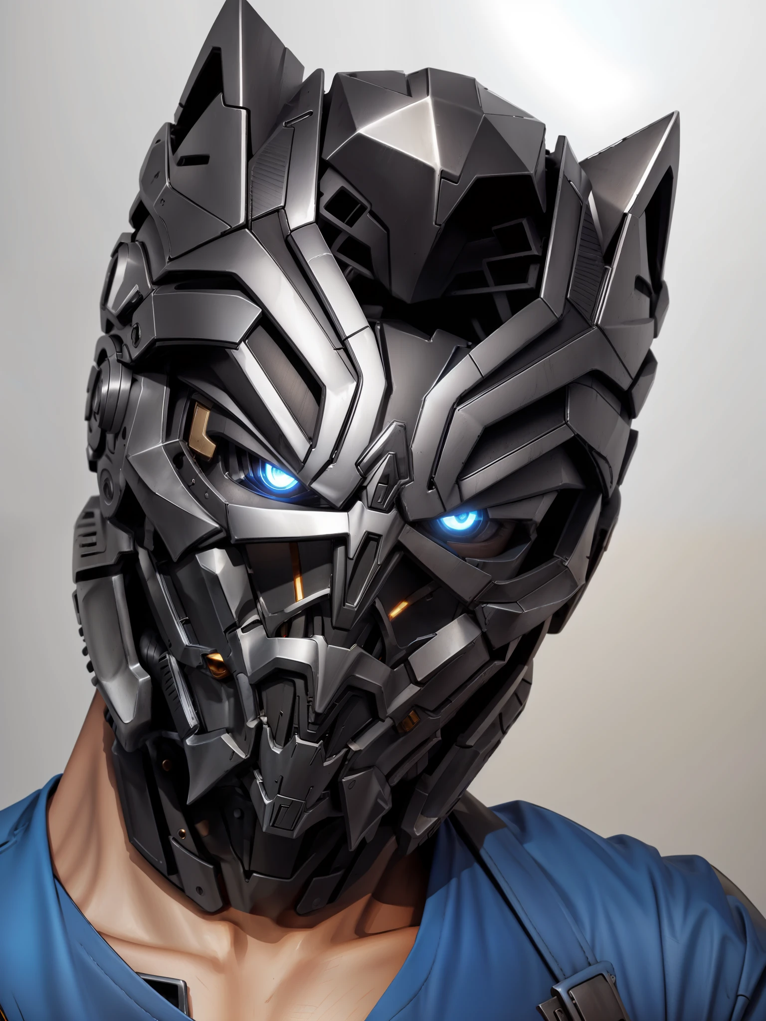 Rich in detail metal, the background can be changed, as close as possible to the original male image