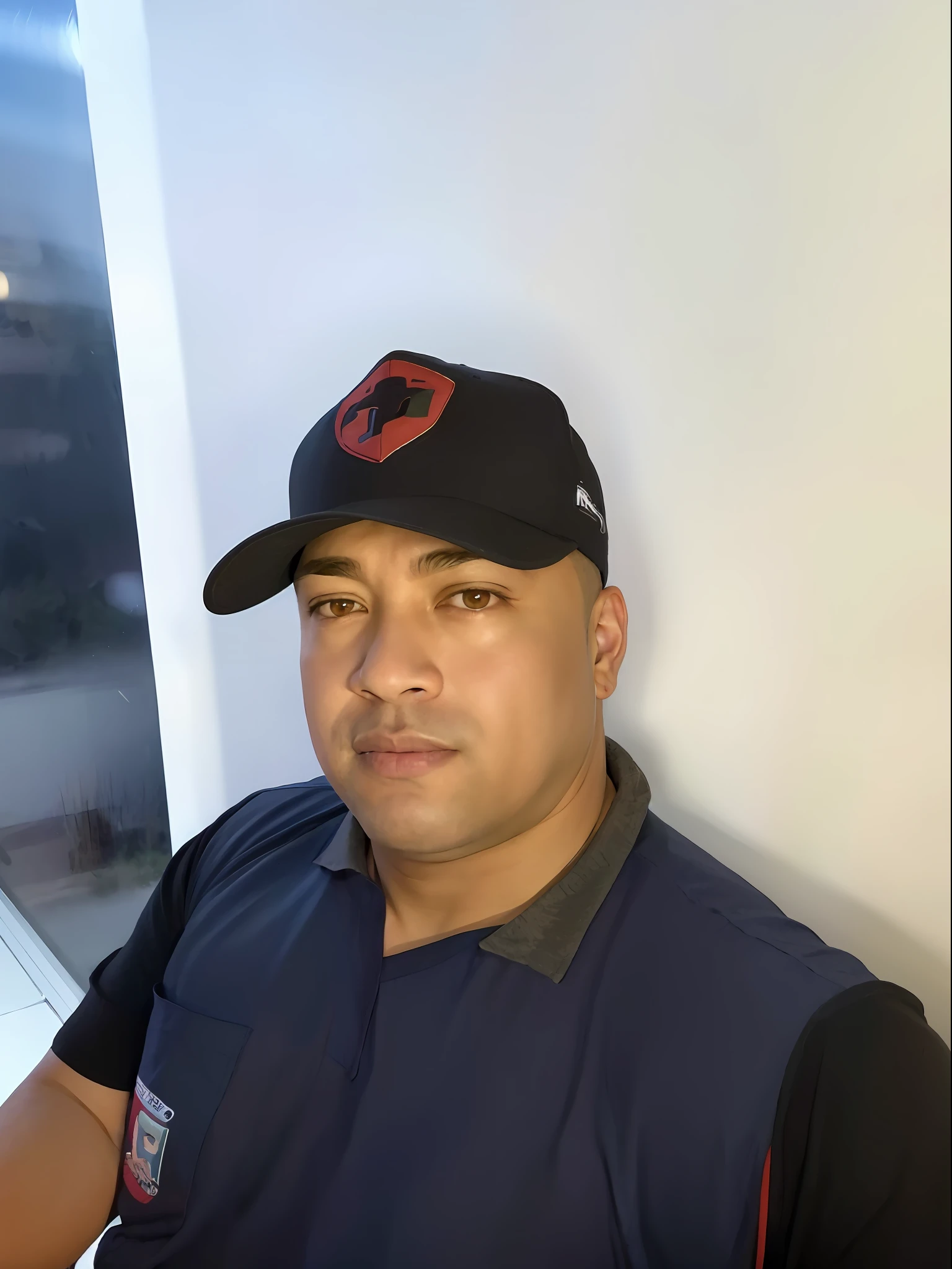 arafed man in a baseball cap sitting in a window sill, ronaldo nazario fenomeno, david rios ferreira, reddit post, ronaldo nazario, photo taken in 2018, joseph moncada, wearing a navy blue utility cap, maximus jacobs, taken in the early 2020s, zigor samaniego, andres rios