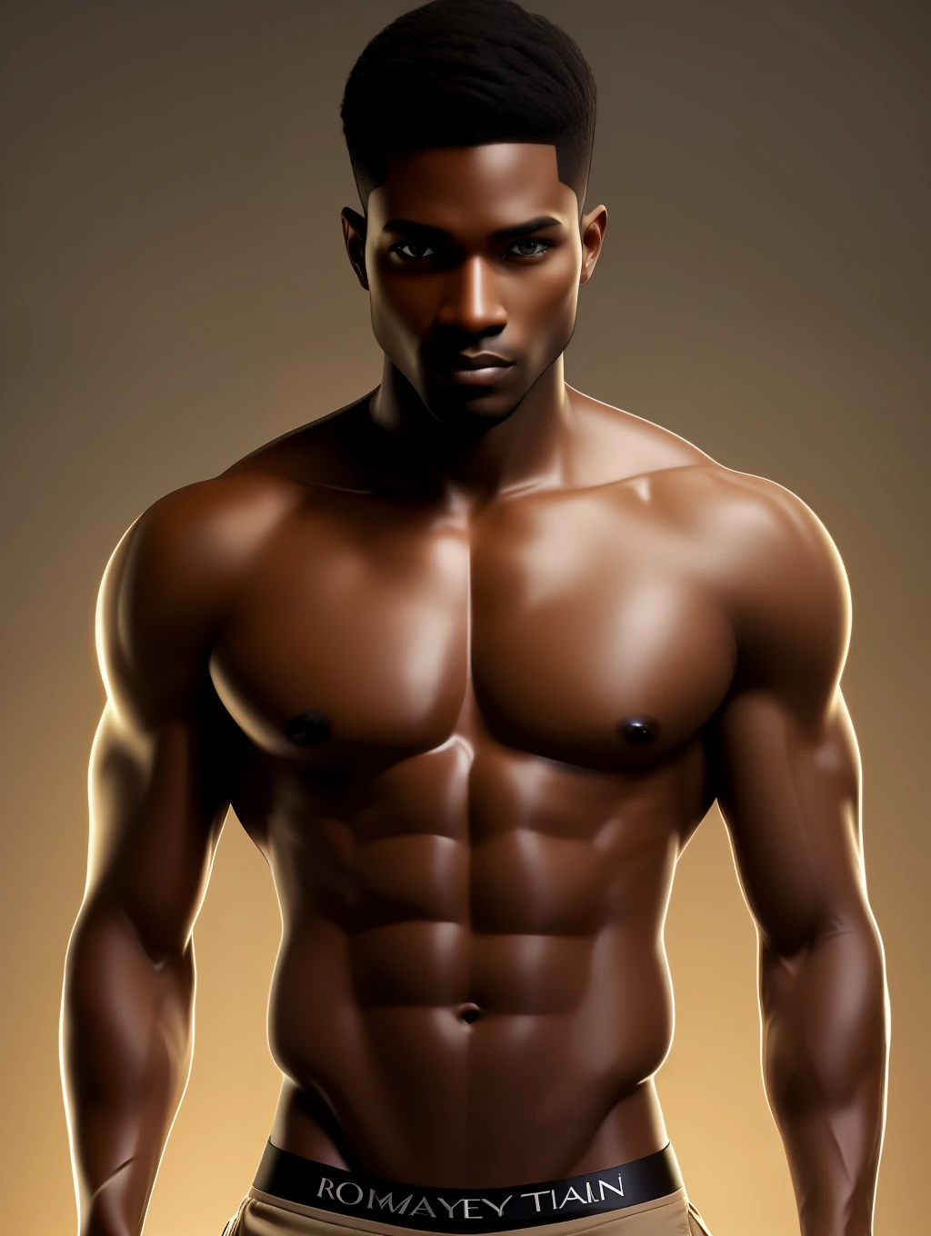 Handsome Black man, coffee color skin with greenish hue, unbelievably handsome , honey eyes, hyper realistic facial details, golden ratio beauty, defined clothing ,haute couture style clothing, short light brown hair, shaved at temples, hd crisp, cannon 6d, wide angle camera, full body shot, frontal view, concept art,masterpiece, anatomically perfect, photorealistic, complimentary light, looking at the camera