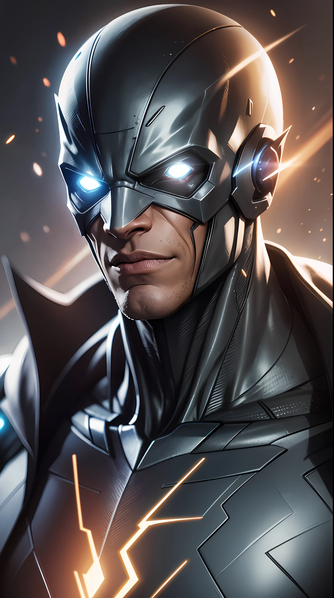 Create ultra realistic justice league black flash character, perfect lighting high resolution 8k realism --auto --s2
