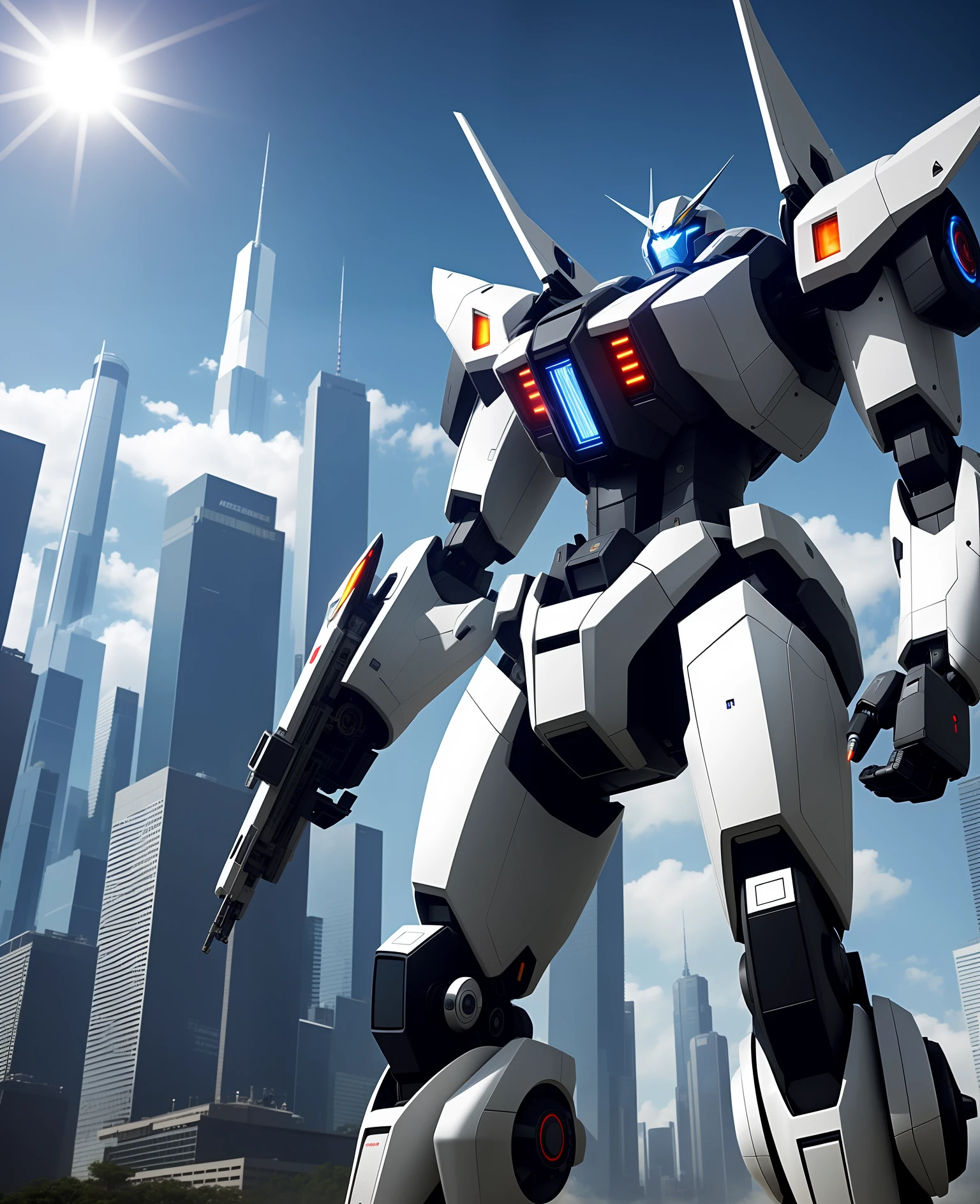 Mecha, beauty, technological style