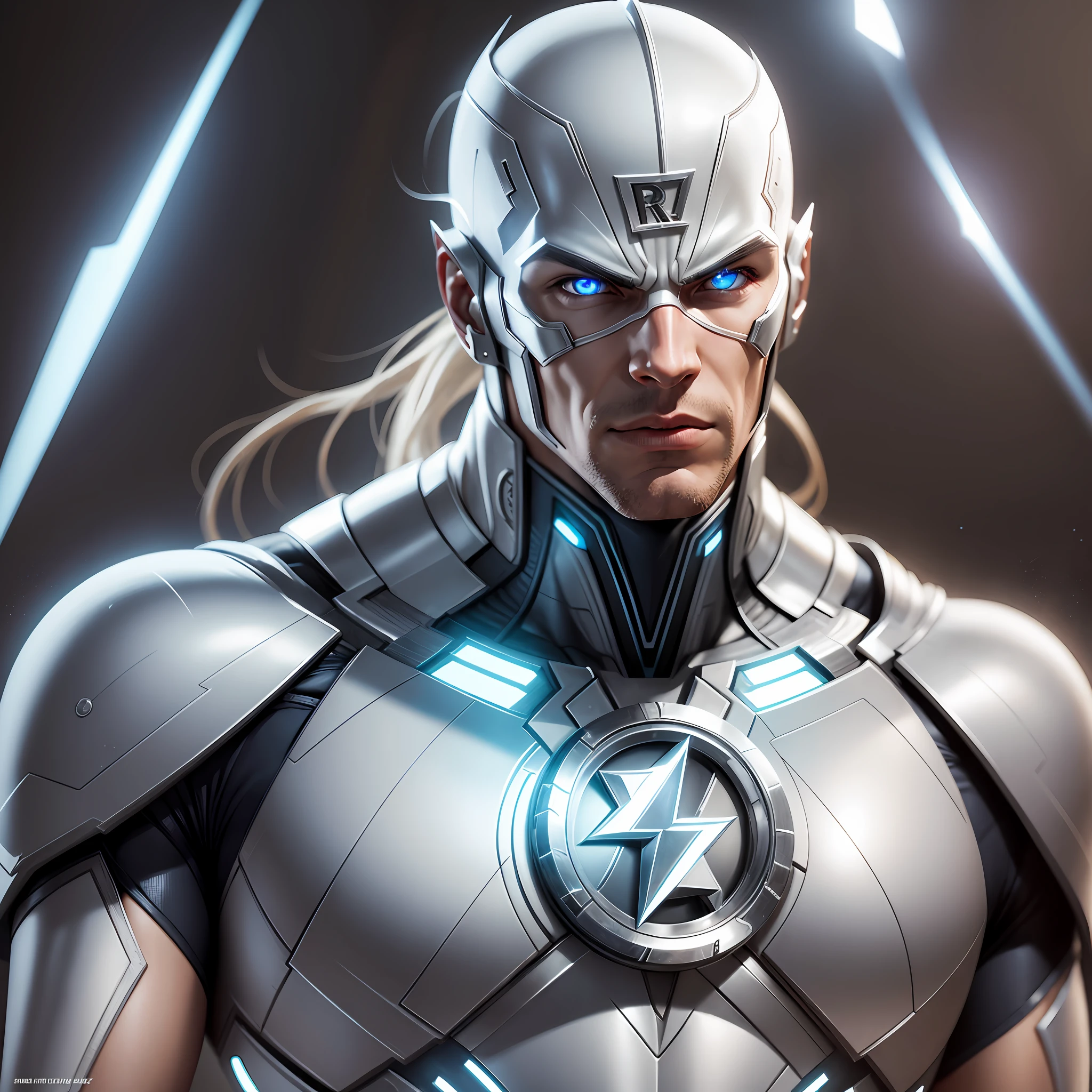 Create ultra realistic justice league white flash character, perfect lighting high resolution 8k realism --auto --s2