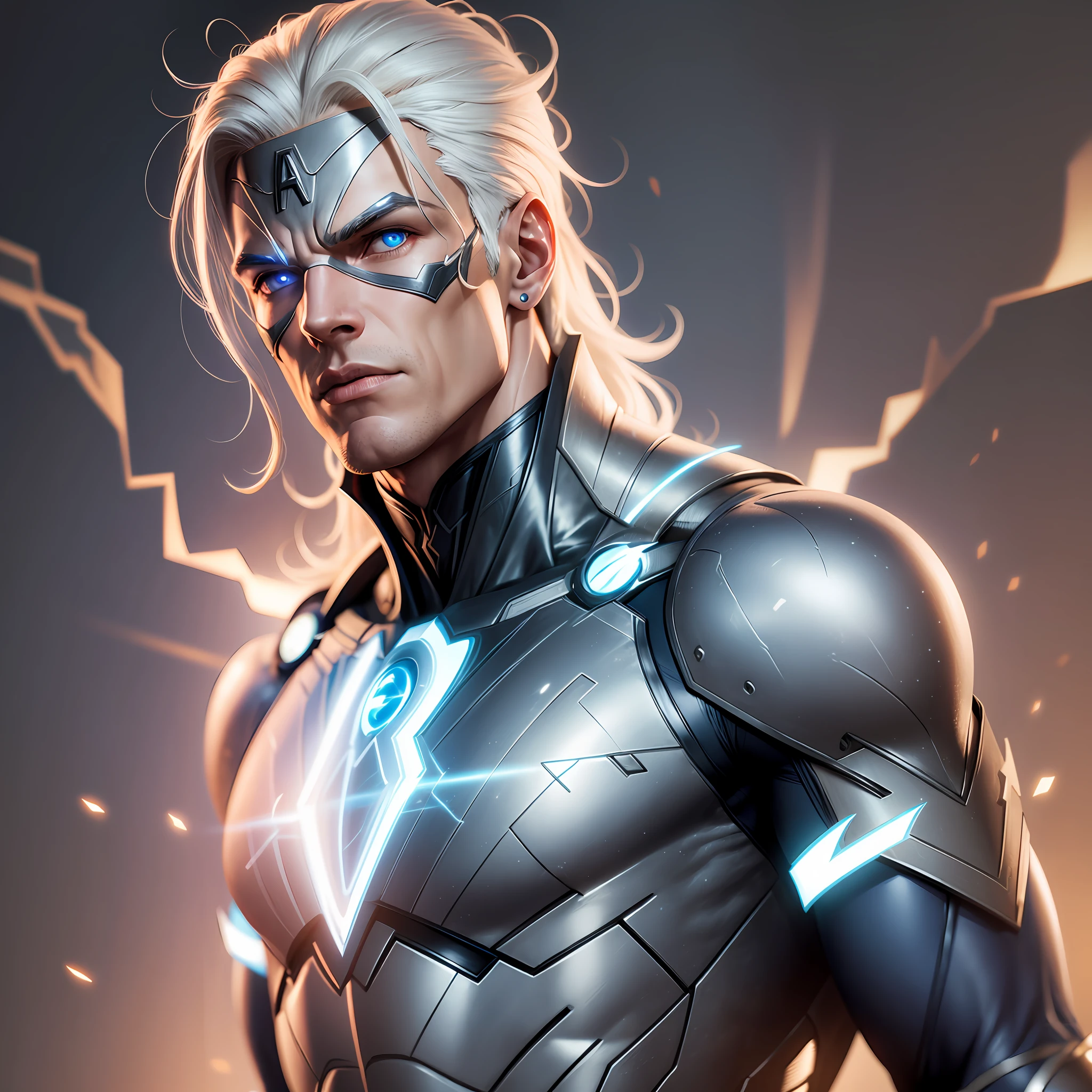 Create ultra realistic justice league white flash character, perfect lighting high resolution 8k realism --auto --s2
