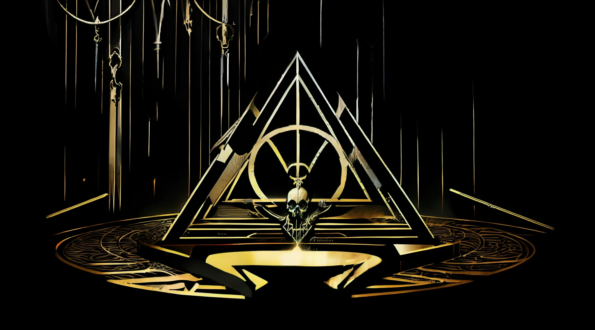 best quality, masterpiece, highres, deathly hallows, death diner
