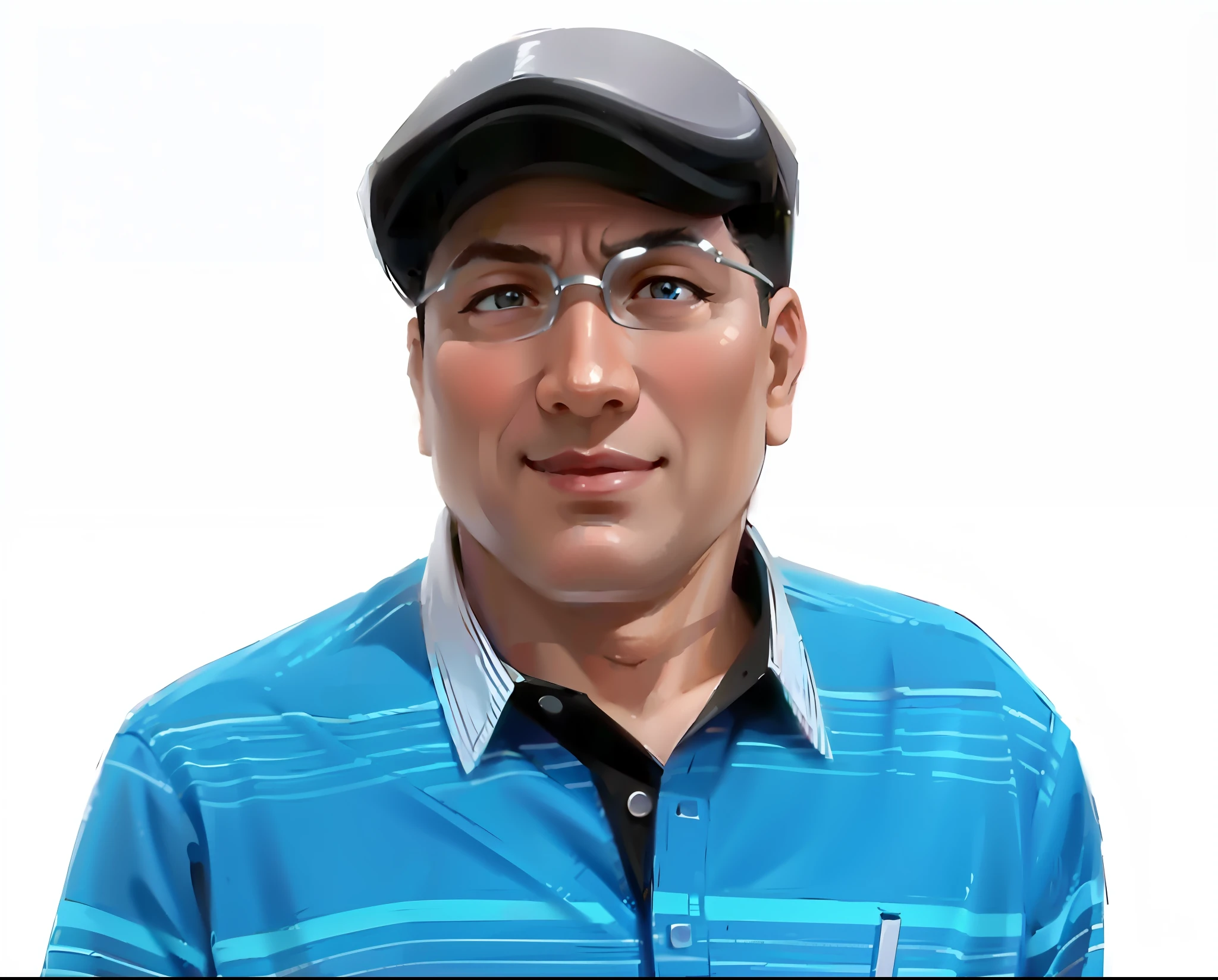 (Masterpiece), (Best Quality: 1.0), (Ultra High Resolution: 1.0), Detailed Illustration, 8K, 1Boy, Anime Boy, Chubby, Chubby, Chubby, Blue Suit Wearing, Smile, Detailed Face, Perfect Face, Anime Eyes, Detailed Eyes, Black Eyes, Glare, Detailed Hair, Short Black Hair, Hair Highlights, Very Detailed, Anime Style, Soft Light