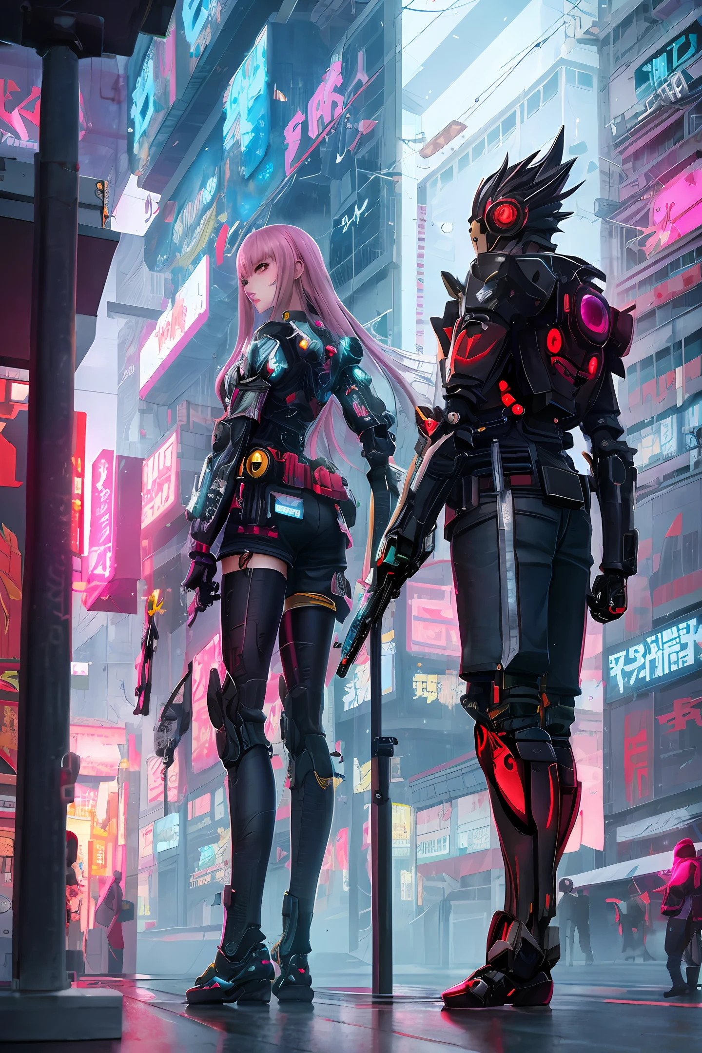 Boutique,best quality,Gold jewelry,(slip out feet),Fairy skin,(Fidelity :1.2),Standing,Super Detailed,realistic,High quality,Movie Light,Ray tracking,Ultra HD,Upper body
Girl in shorts and jacket standing next to giant robot, Guweiz style artwork, CyberPunk mech, Trends on CGSTATION, Guweiz, Russell Dongjun Lu, digital cyberpunk anime art, Ross Tran 8 K, Guweiz on ArtStation Pixiv, Girl in mecha network armor