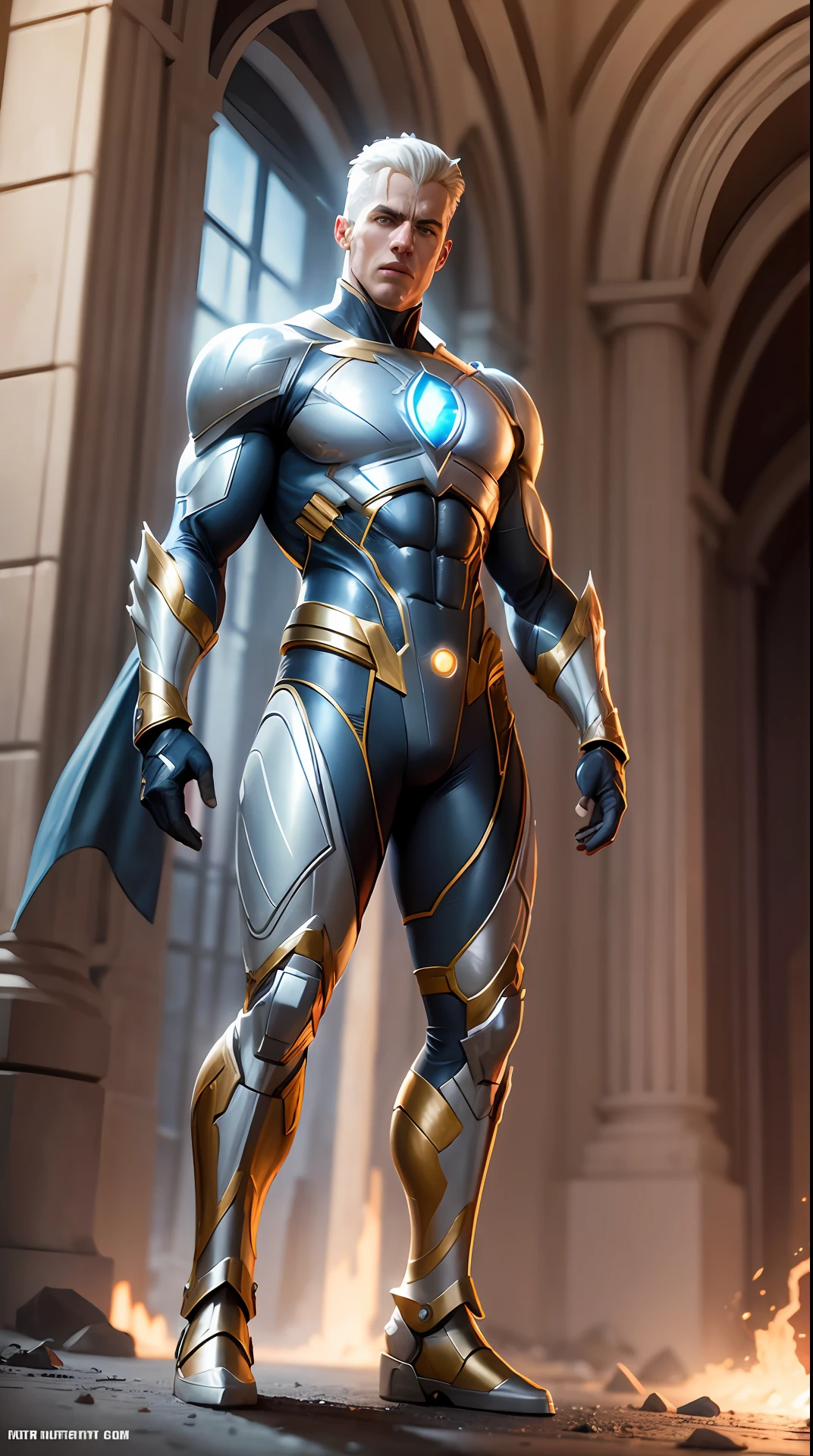 Create ultra realistic justice league white flash character, full body super detailed armor perfect lighting high resolution 8k realism --auto --s2