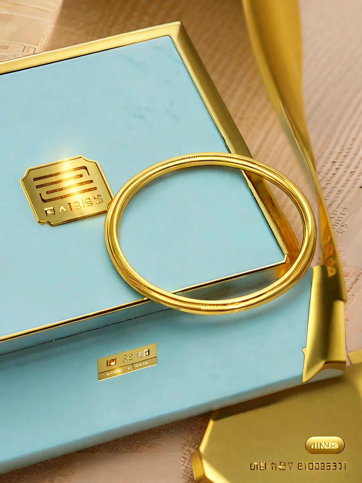 The gold bracelet joins the Bluetooth tag