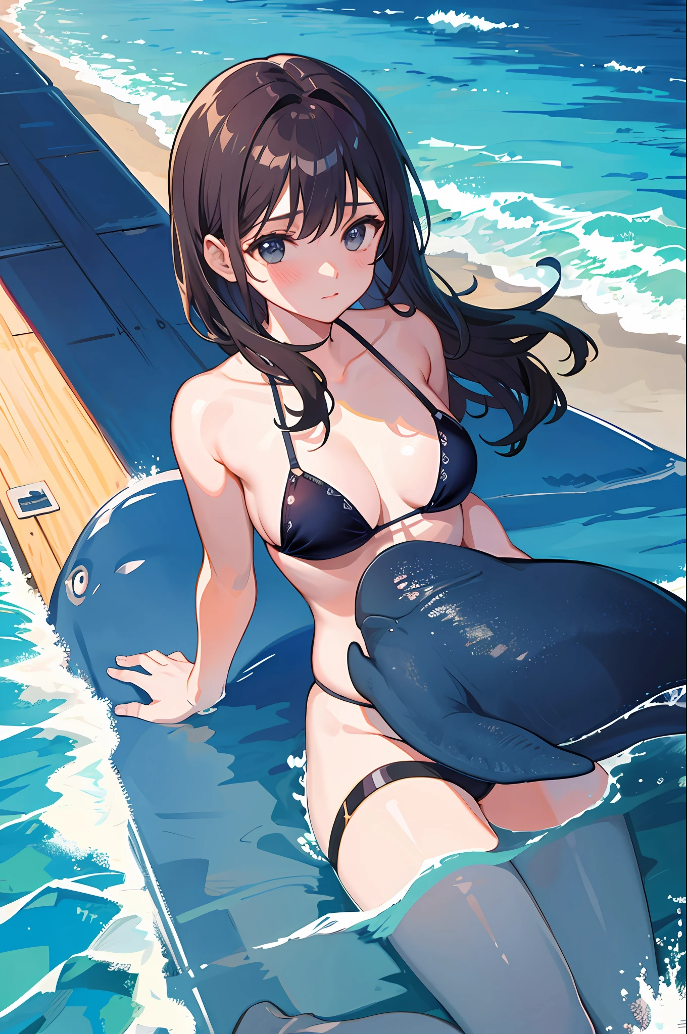 1 Girl, Whale, Epilogue, Ocean, Bikini