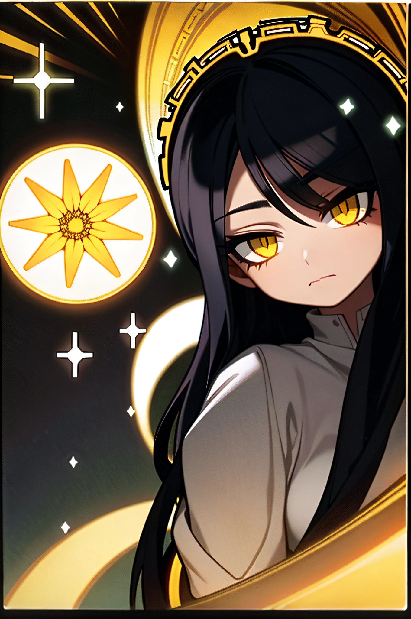 (Art Nouveau: 1.25), Minimalist Art Style, Neon Theme, Suprematism, Beautiful Detailed Stars, Beautiful Detailed Eyes, Ultra Detailed, Flower, Super Mass, Eyes, Flowers and Hair Are the Same Color, Beautiful Color, Face, High Detail, High Quality, High Quality, Backlit, Hair and Clothes Are Flowers, Upper Body, High Quality, Light Particles, Black Background, Side Face, Original, Paper Cutter, White Background, Flower Floor, Diffuse Lighting, Abstract, Darkness, Starry Sky