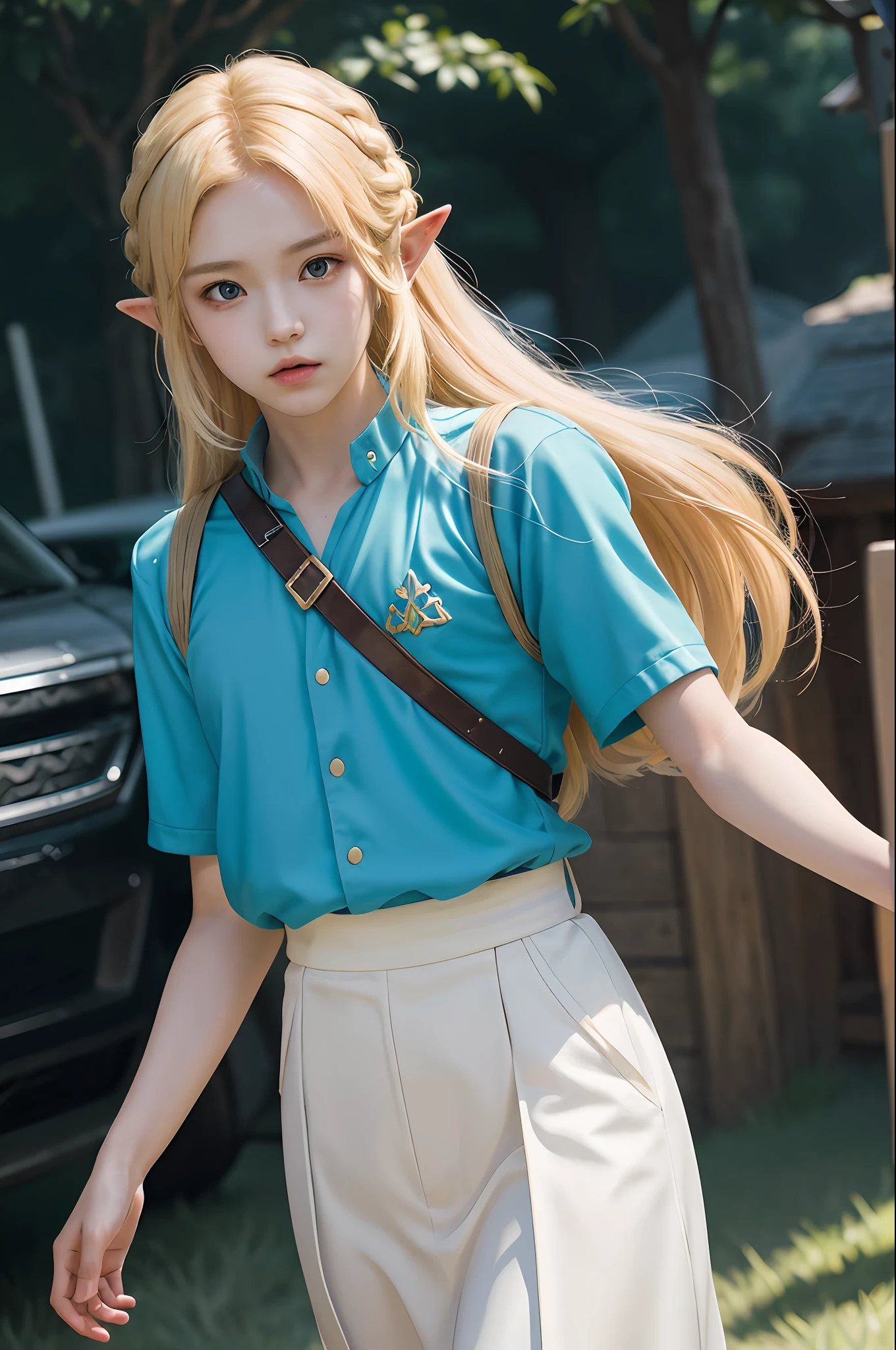 (Anime Style), ((Artwork)), (Masterpiece)), (Perfect Quality), (Perfect Character), (Awesome Designer), (1 Boy), (3:4 aspect ratio),Zelda Portrait,The Legend of Zelda: Breath of the Wild,The Legend of Zelda,Blonde,Gold Hair,Cute,(Lighting Hard Linear), (Best Illustrator Artist), ( WLOP style), (great performance), (8k high resolution landscape), (neutral pastel colors), (awesome cyberpunk background), (cute boy, white skin, in uniform, with a shy and cute look), (in a calm and peaceful environment, with the wind, emphasizing the character), hardly clear.