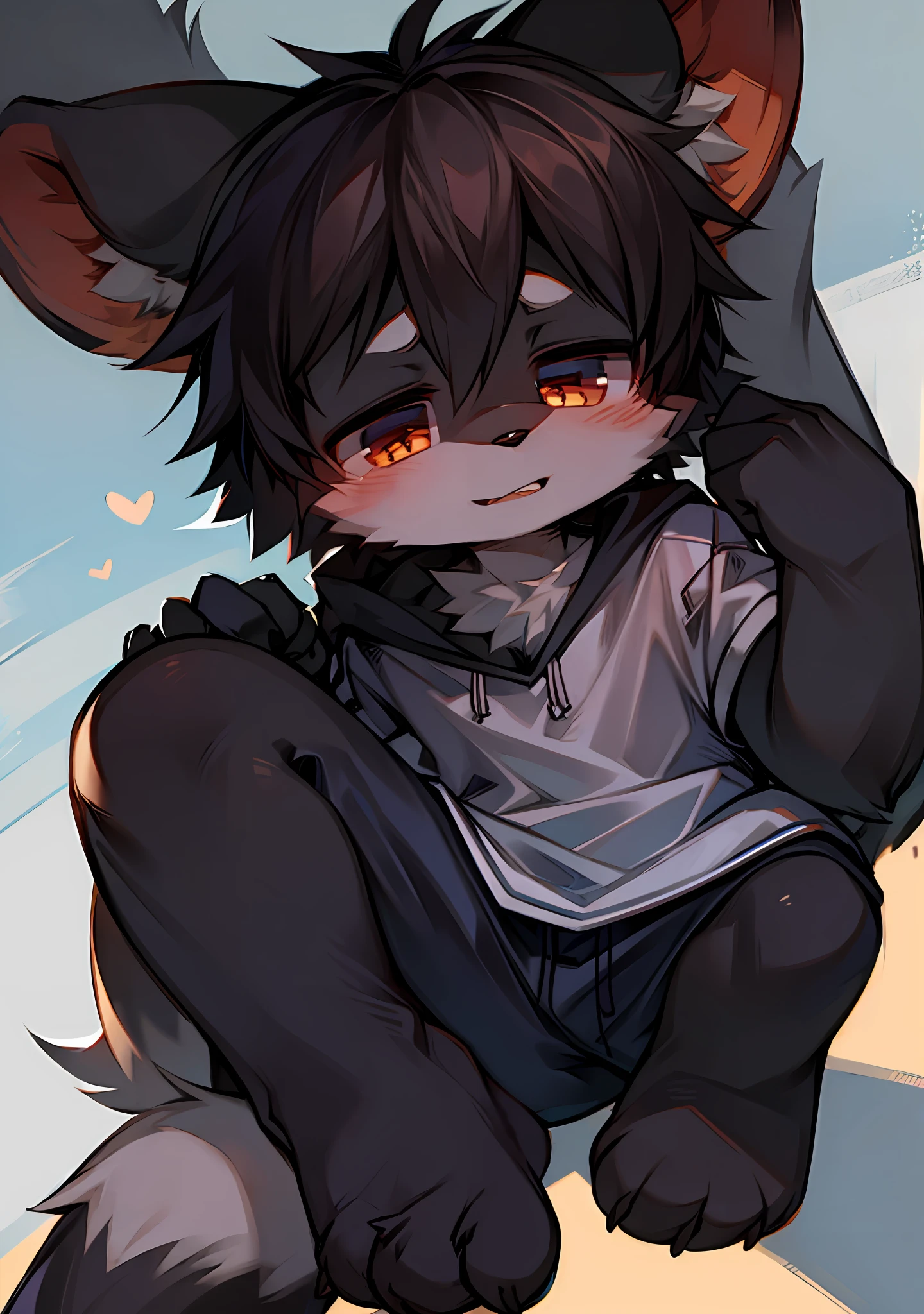 Raccoon, little boy, cute, 1.4