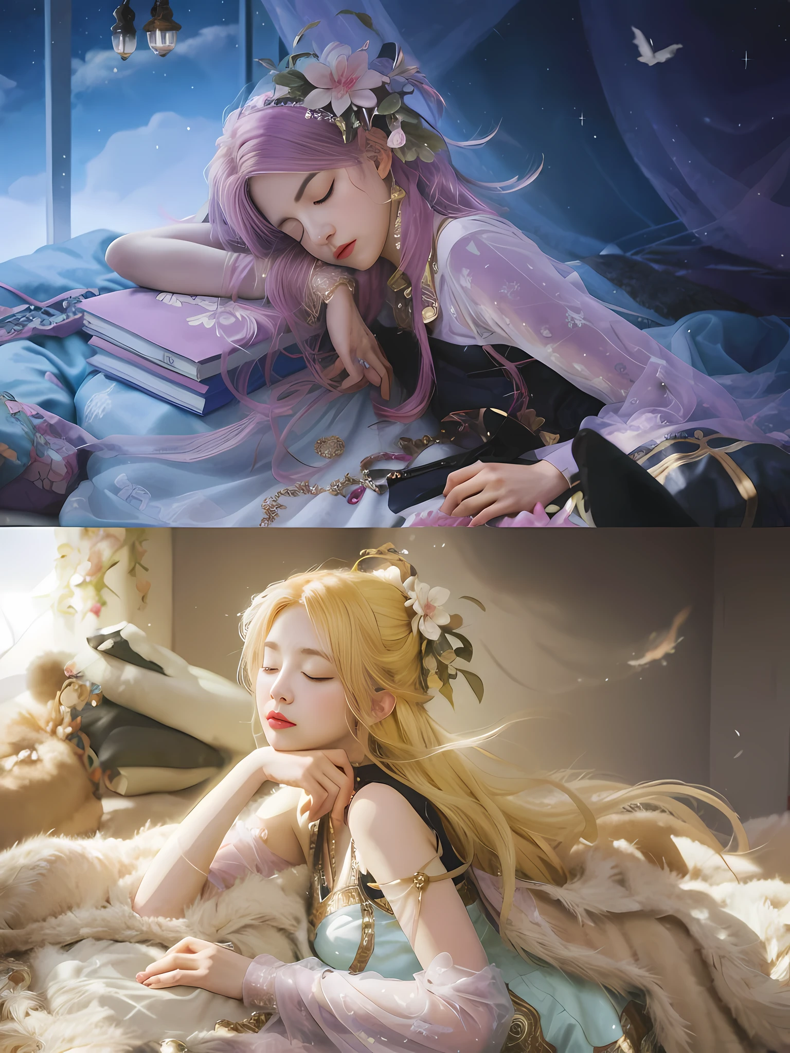 Quiet sleeping beauty, ancient style