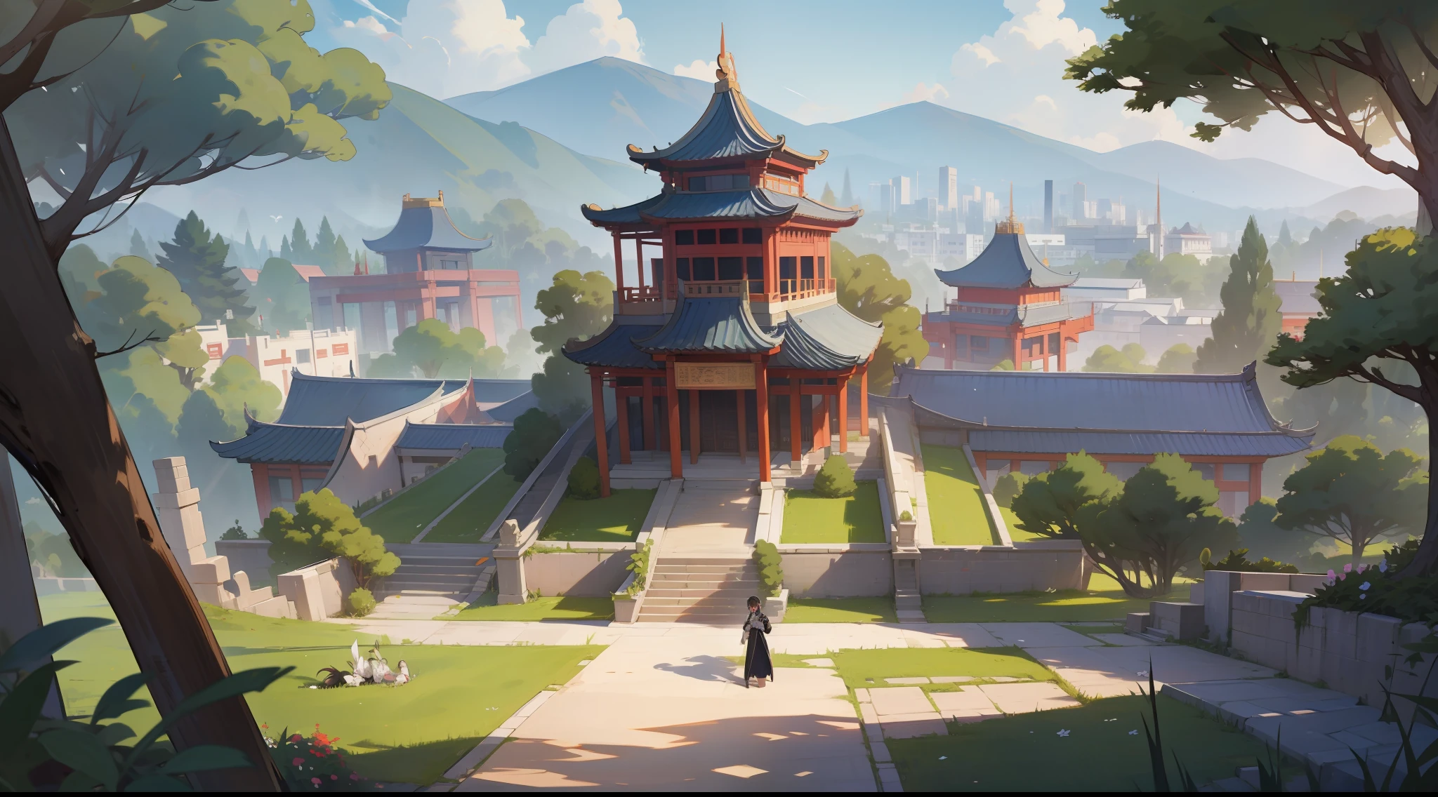 Xiuxian Academy was built on the ruins of the earth, and the ruins of the city gradually came back to life. In the Immortal Cultivation Academy, students were seen practicing hard in the cultivation hall, practicing exercises, improving their cultivation, and the buildings and aura covered the entire city. 【Core content of the screen】