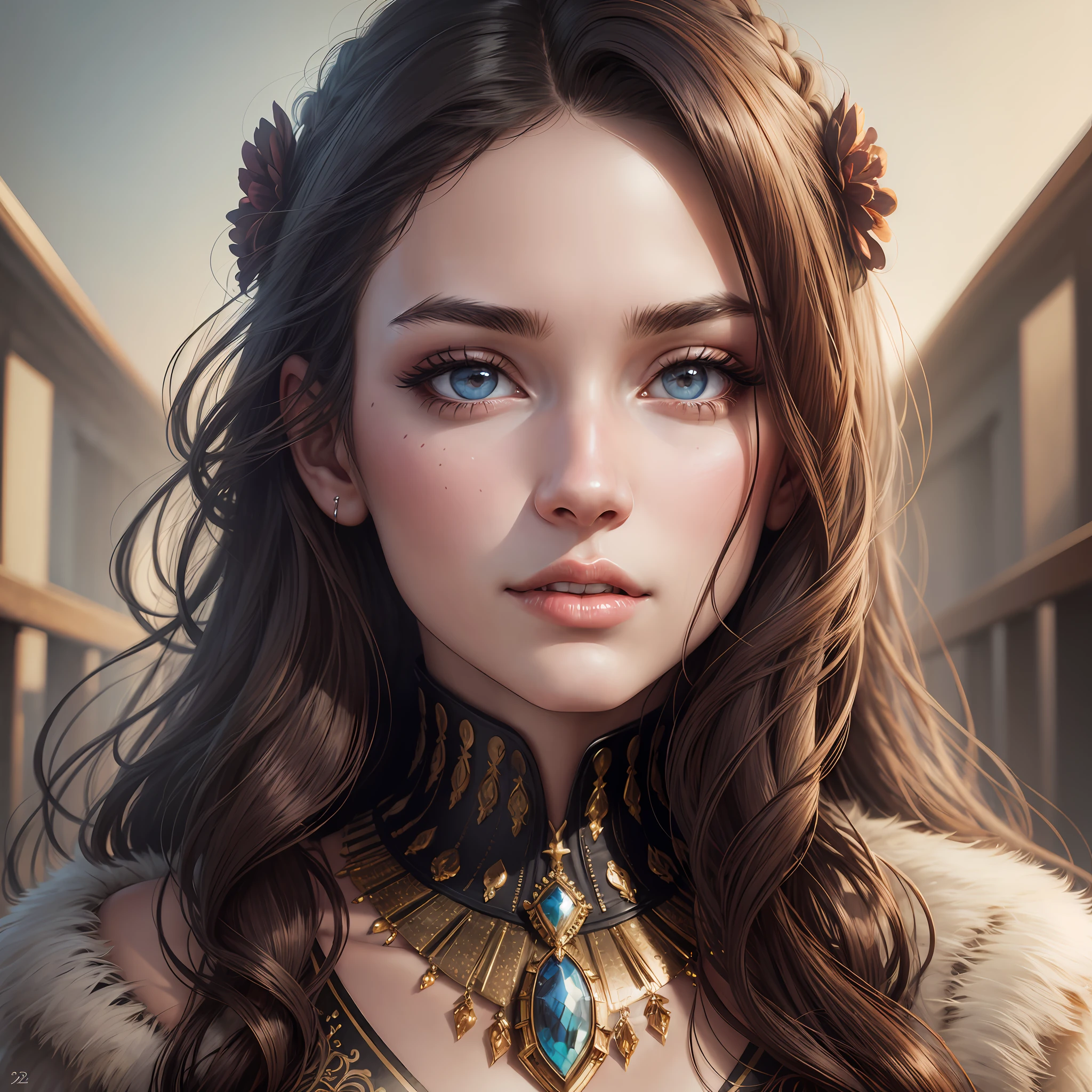 beautiful woman, portrait, animification, high resolution, best quality, very high image quality, ultra detailed, hyper realistic, photorealistic --auto --s2