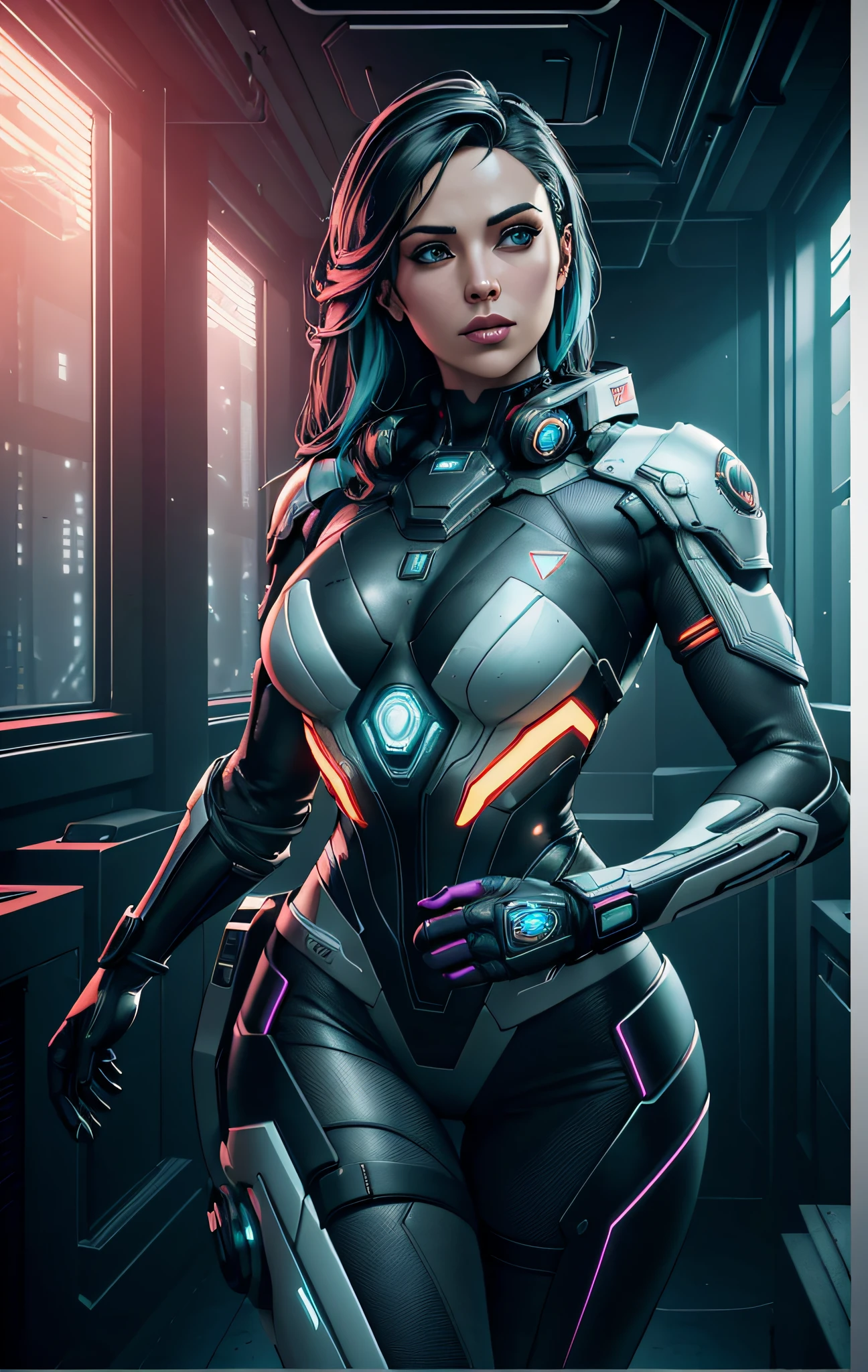 (comic style), (colored line art:1.5), ((Best quality)), ((masterpiece)), (detailed:1.4), 3D, an image of a beautiful cyberpunk female,HDR (High Dynamic Range),Ray Tracing,NVIDIA RTX,Super-Resolution,Unreal 5,Subsurface scattering,PBR Texturing,Post-processing,Anisotropic Filtering,Depth-of-field,Maximum clarity and sharpness,Multi-layered textures,Albedo and Specular maps,Surface shading,Accurate simulation of light-material interaction,Perfect proportions,Octane Render,Two-tone lighting,Wide aperture,Low ISO,White balance,Rule of thirds,8K RAW, (realistic:1.3), (mature adult:1.5)