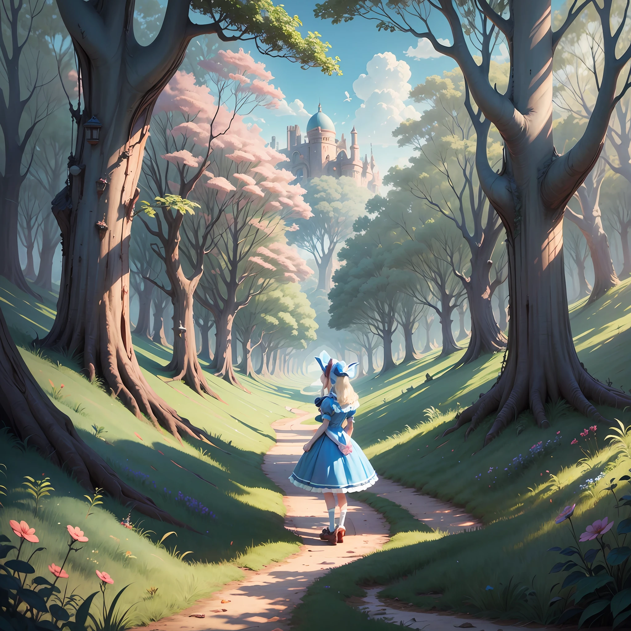 Animated version of Alice in Wonderland --auto --s2