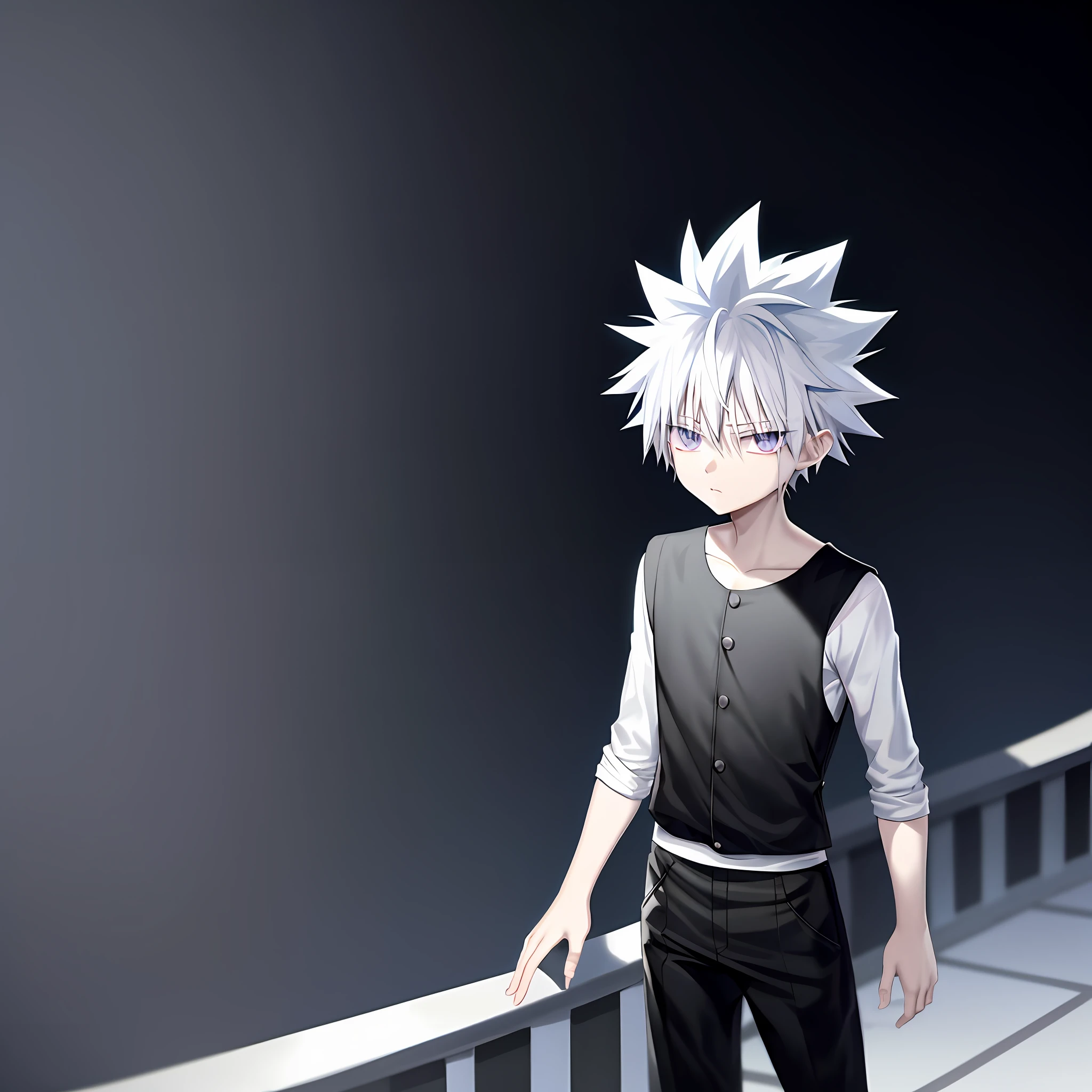 anime anime wallpapers with a guy with white hair and a black shirt, killua zoldyck, killua zoldyck black hair, killua zoldyck portrait, killua zoldyck made of jewlery, anime wallaper, hunterxhunter, hunter x hunter, hd anime wallaper, ultra hd anime wallpaper
