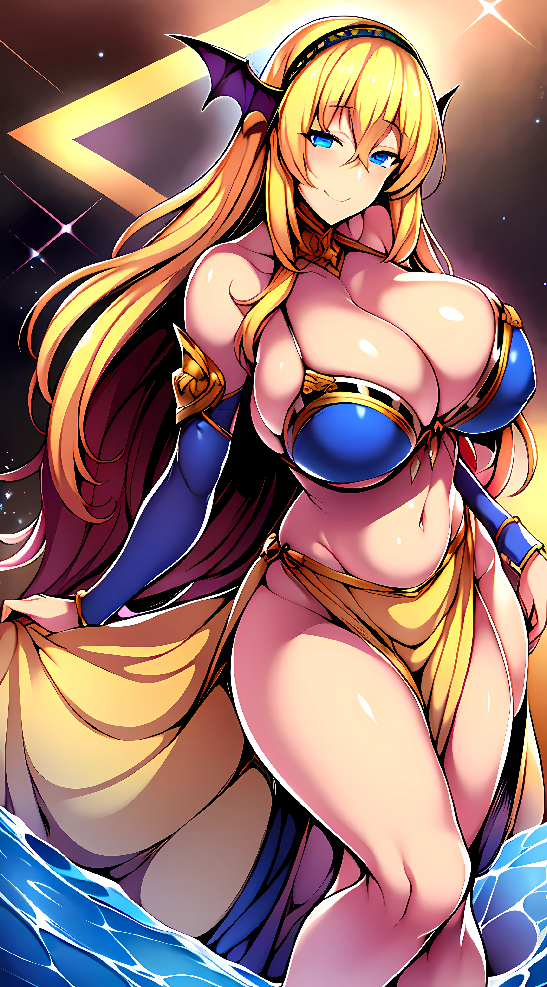 (Bikini: 1.21), Super Detail, Ccurate, Best Quality, Masterpiece, Textured Skin, 16k, Big Tits, Dirndl, Long Dress, POV, Official Art, Contour Deepening, Detailed Manga Illustration, Azure Lane, Shiny Skin, Mature Woman, Succubus, Slim Waist, Perfect Female Body, Solo, Floating Hair, blonde_hair/blue_eyes, Looking at the Audience, Seductive Smile , Standing, Full Body