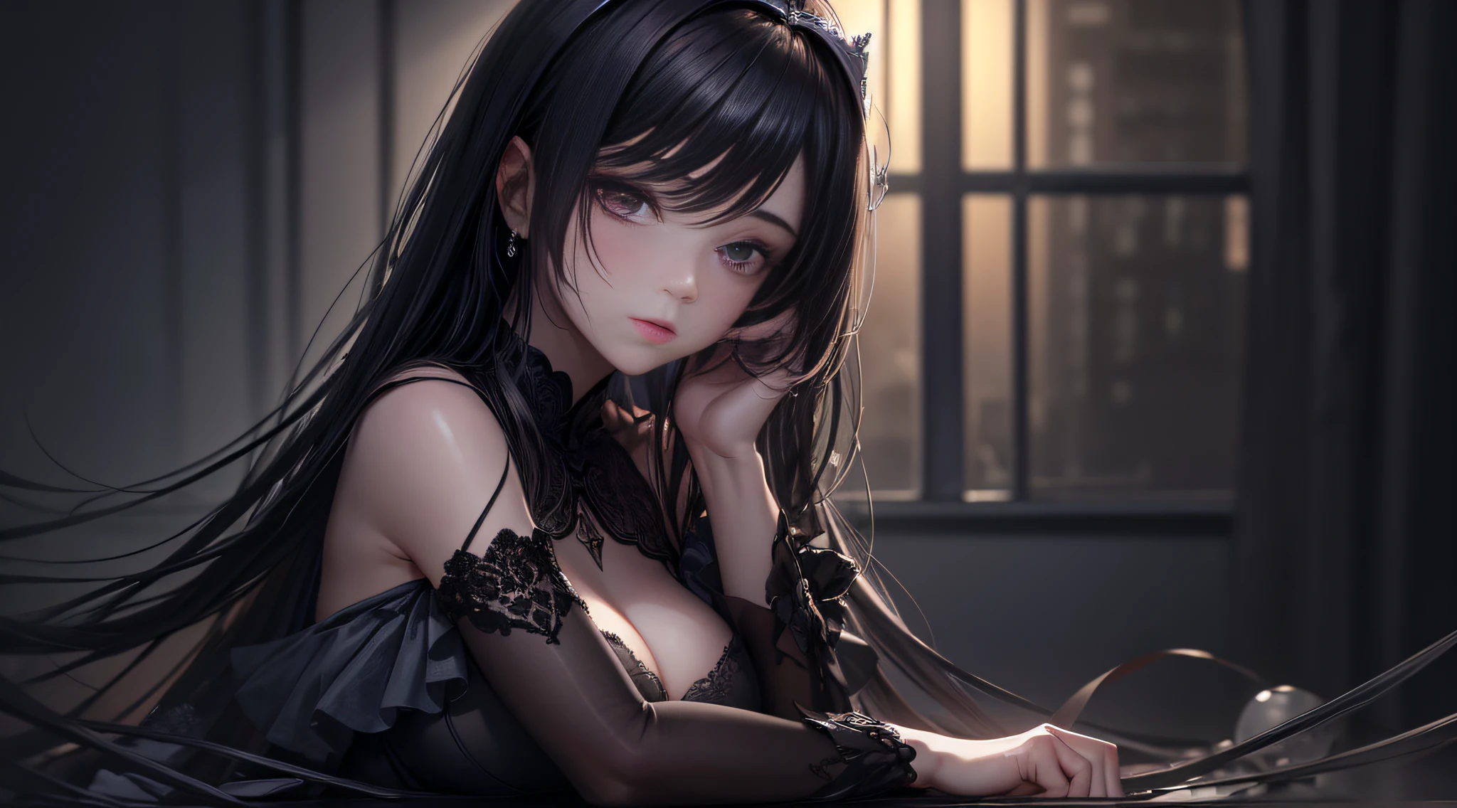 Masterpiece, best quality,young beautiful girl, ultra detailed, official art,unity 8k wallpaper,
low-key lighting,
(moody ambiance):1.2,
dark shadows, subtle
highlights, mysterious aura
色调是红色和蓝色