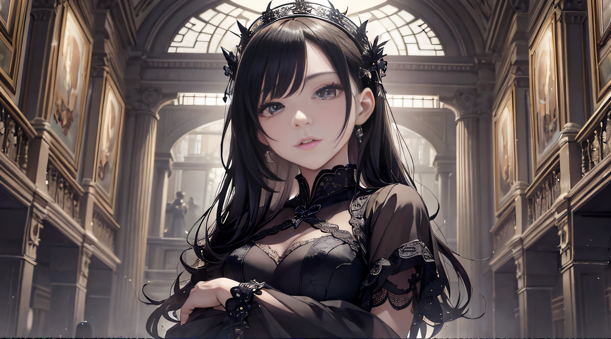 Masterpiece, best quality,young beautiful girl, ultra detailed, official art,unity 8k wallpaper, 色调是红色和蓝色,

low-key lighting,
(moody ambiance):1.2,
dark shadows, subtle
highlights, mysterious aura