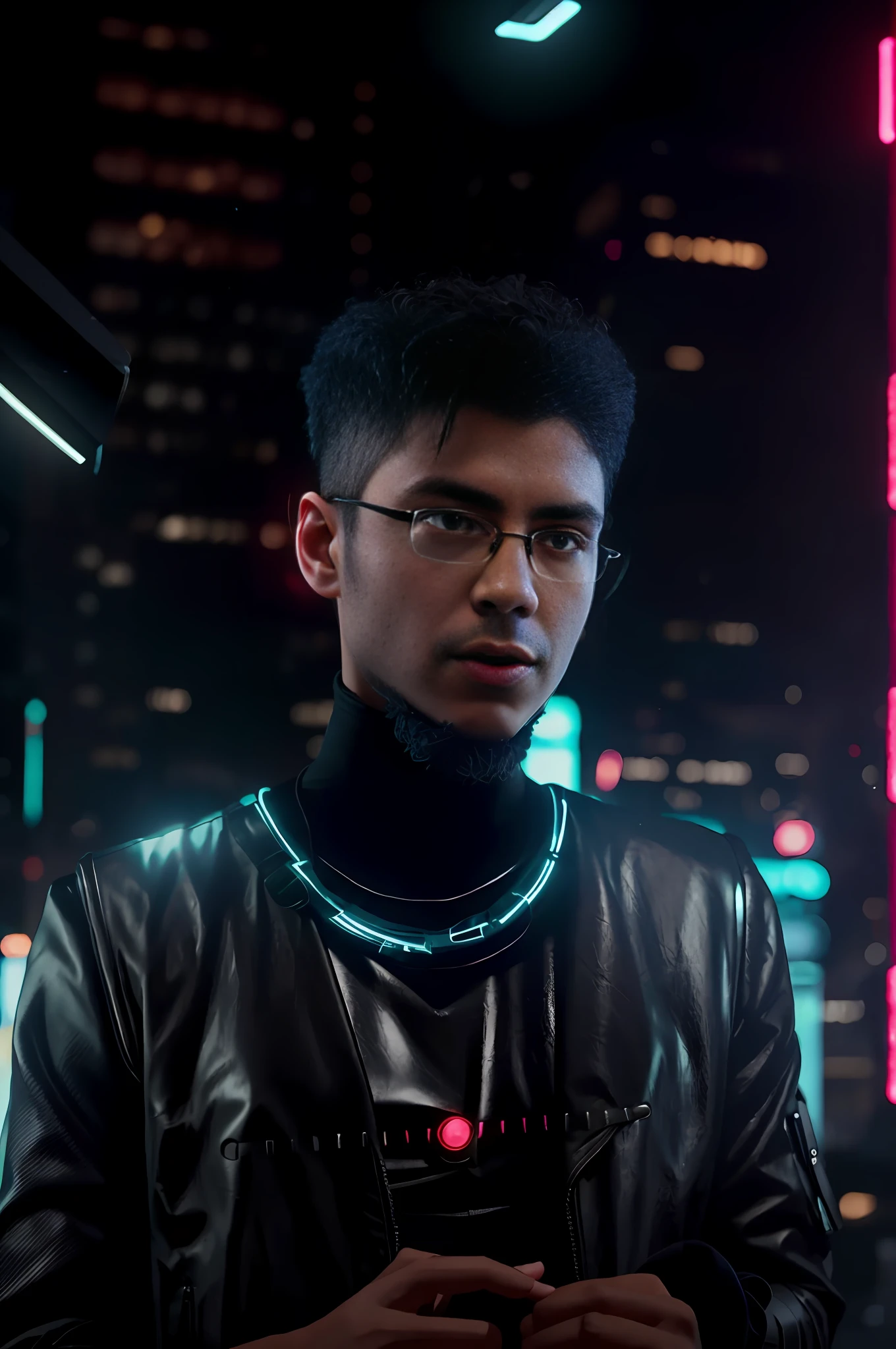 Add Black gloves, cinematic lighting