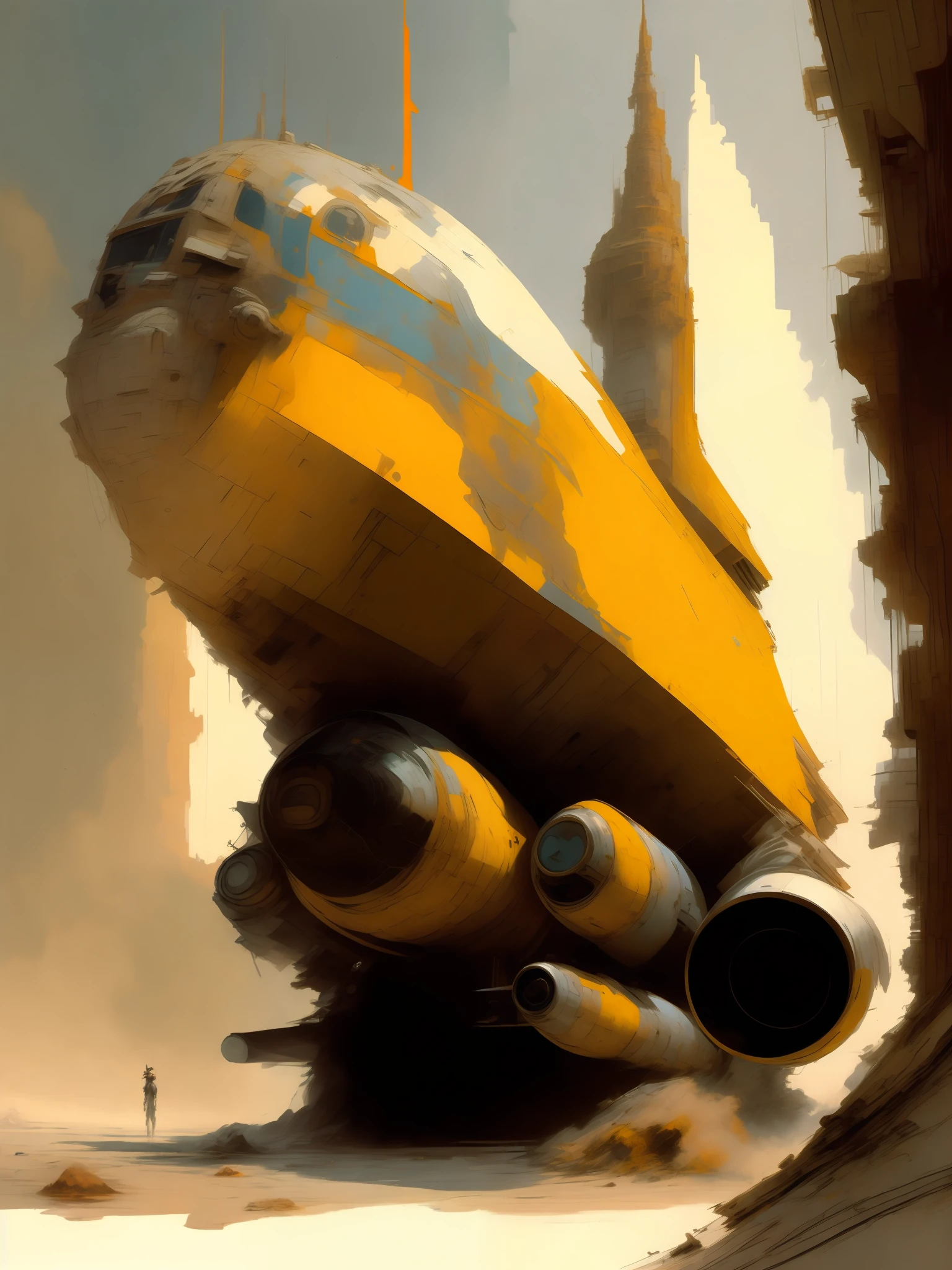 An Art of ((((Craig Mullins))))of()))—%2 rough brushstrokes. Black spot )))gaffe