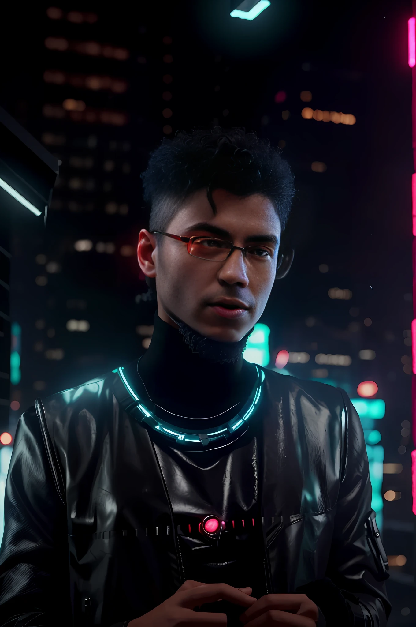 Add Black gloves, cinematic lighting