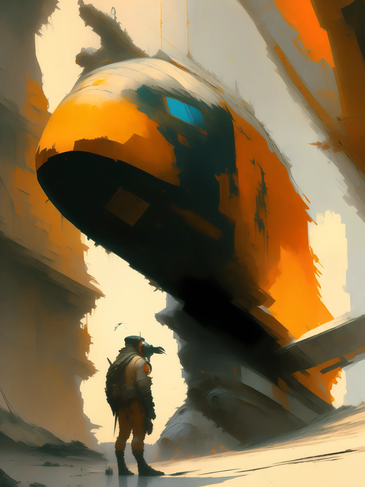 (((Art of (((Craig Mullins)))of()))—%2 rough brushstrokes. Spot(((((( black )))))))))