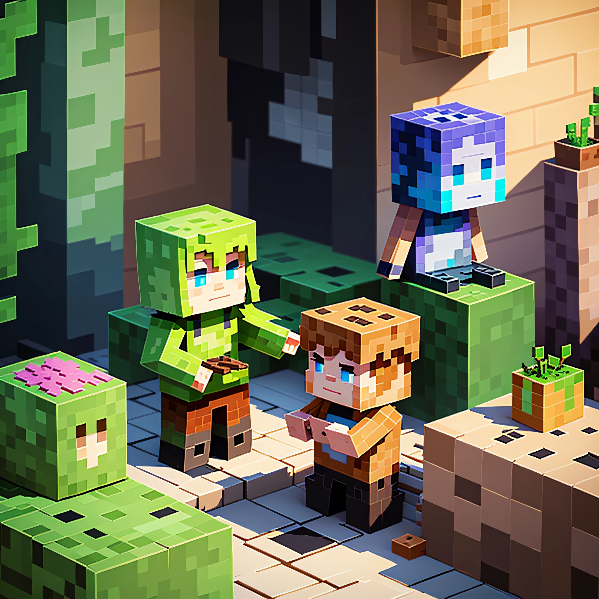 PIXEL ART MINECRAFT --auto --s2