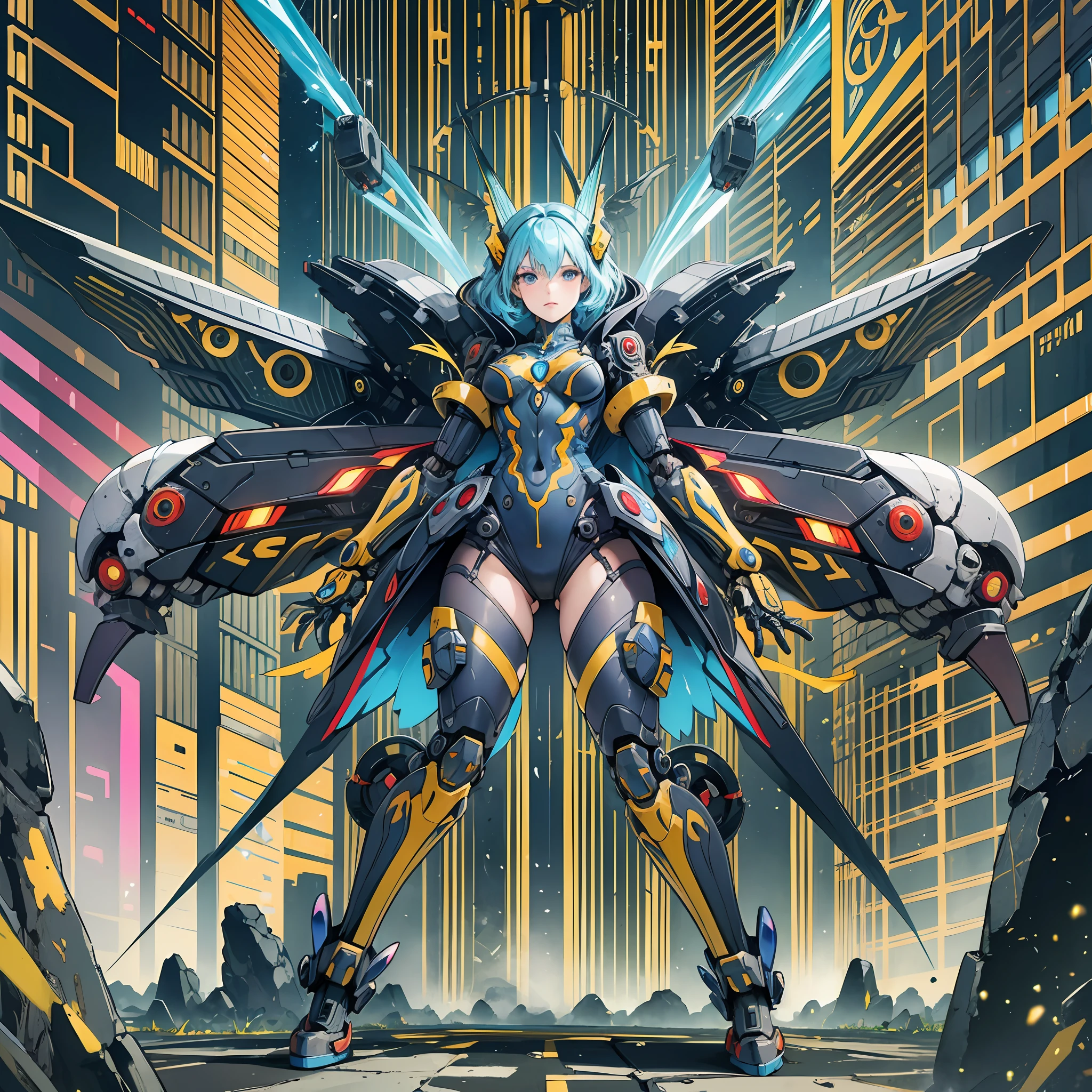 Woman in silkworm moth color costume, best anime 4K wallpaper, full body, cyberpunk silkworm moth, mechanized valkyrie girl, biomechanical, highly detailed artgerm based on silkworm moth, cyborg silk moth, anime style 4k, silkworm moth
