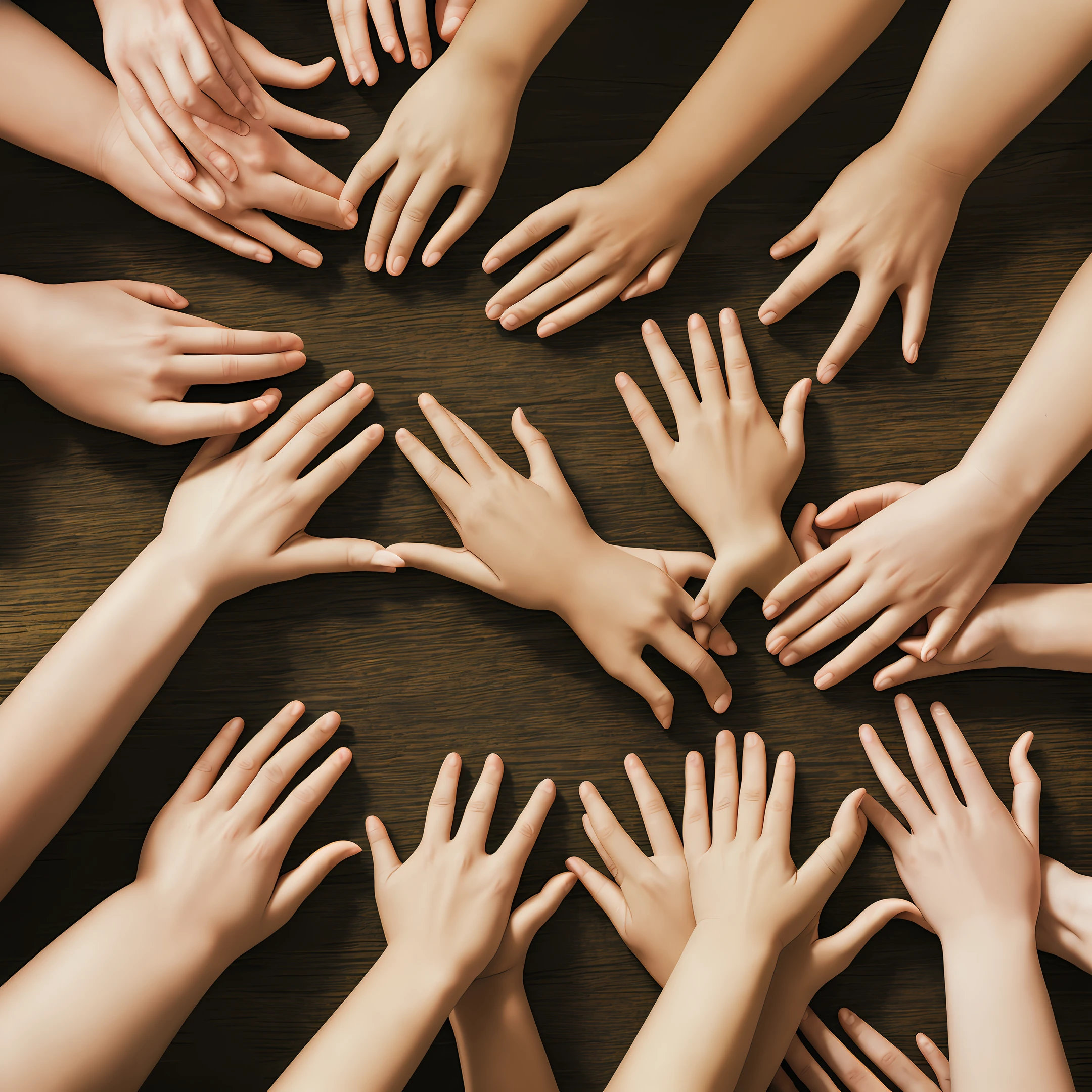 Hands in prayer