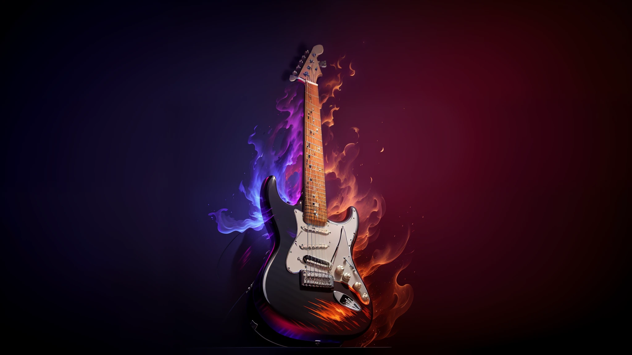 guitar, electric guitar, electric guitar, electric, fire, flames, guitar, black guitar, black color guitar, black and white guitar, tagima guitar, detailed guitar, red core, black color, ultra futuristic, vivid colors, vivid colors, super real, realistic, photorealism hd, musical instrument, music, detailed textures, futuristic colors, detailed colors, realistic shadows, detailed shadows, night, natural light, supernatural, beautiful guitar, beautiful instrument, photorealism, photorealistic, ultra hd, 4k, high resolution, high definition, minute details, divine, heavenly,
