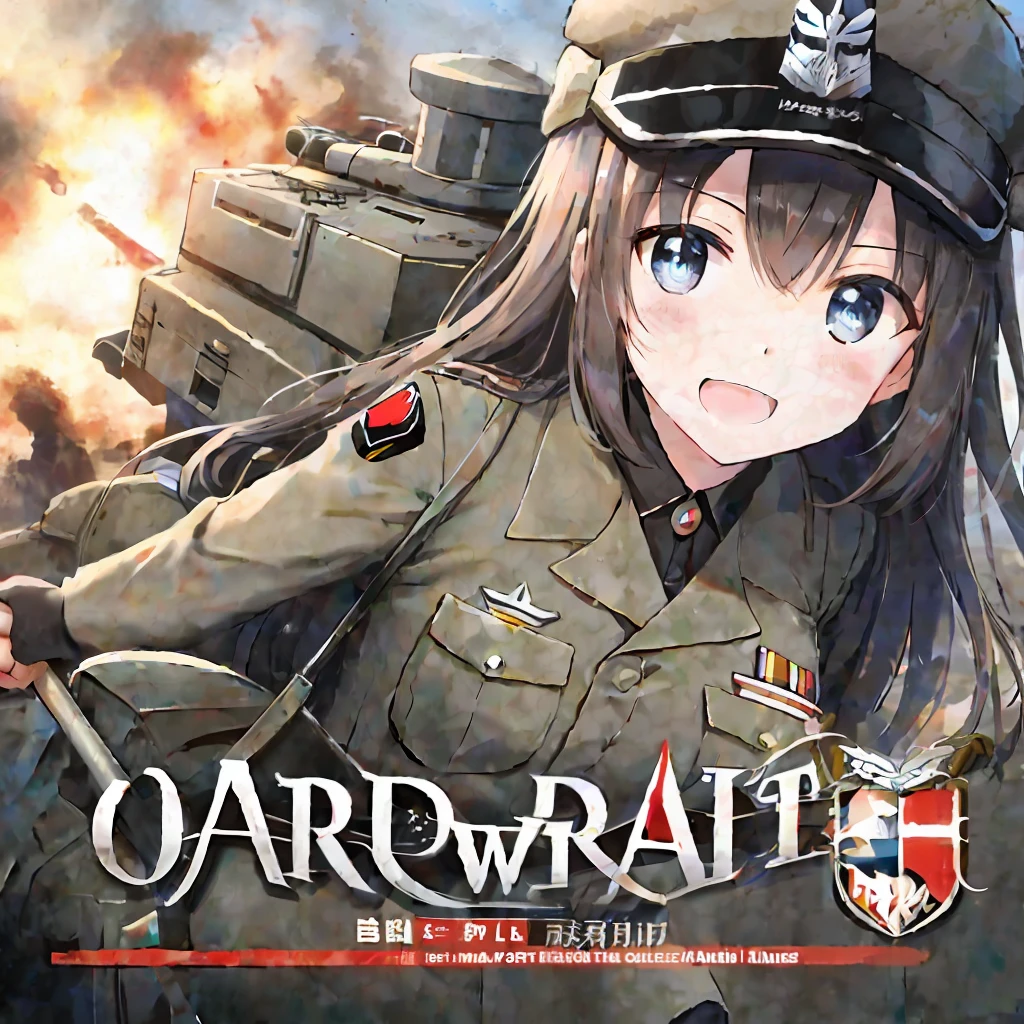 Close-up of a man in uniform, Warcaft Art, ohararyu, War Art Style, War Art, From Girls Front, Girls & Warship Parts, Anime Maid SS Army, From Ark Night, Official Artwork HDR, Kancolle, Old War Poster, Official Art, War of the Worlds, Portrait of an Iron Heart