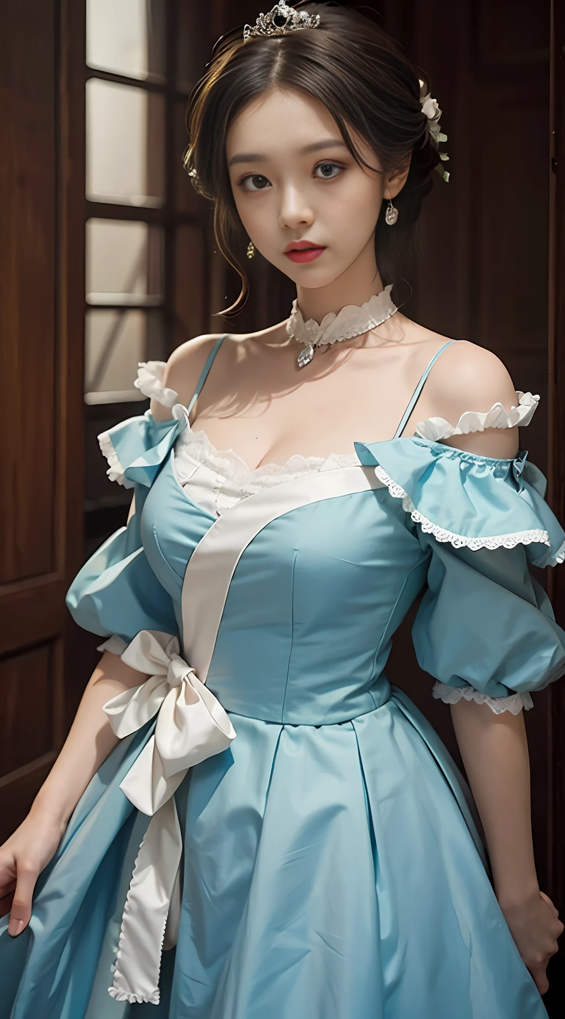 Change into a princess outfit