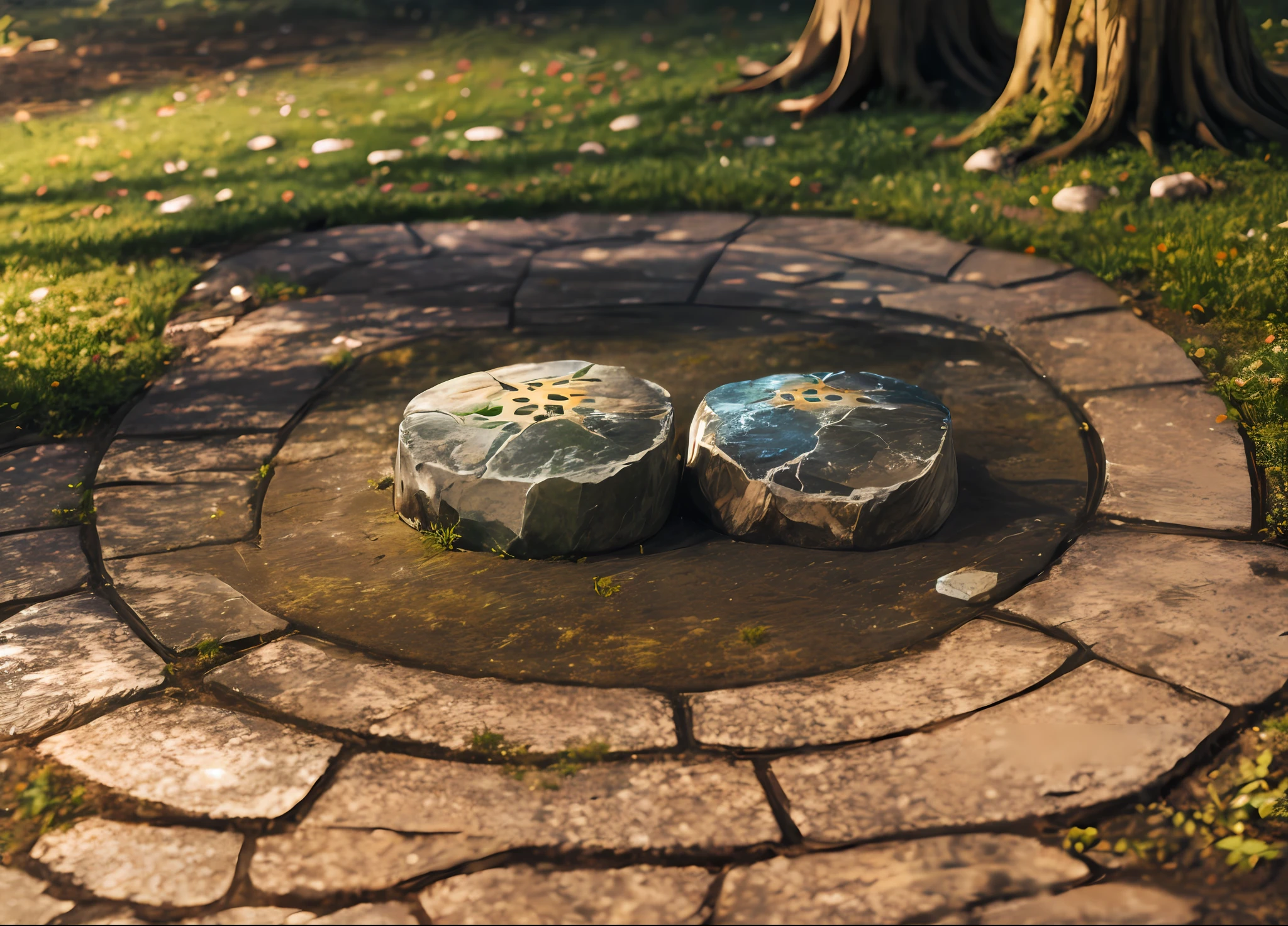 Spirit stones, on the ground