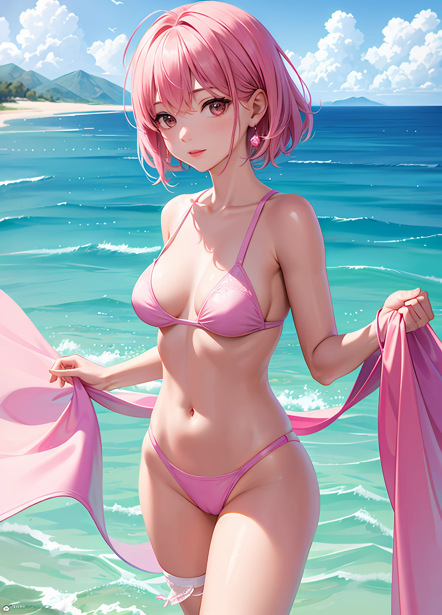 Smooth flesh, pink skin, open thighs