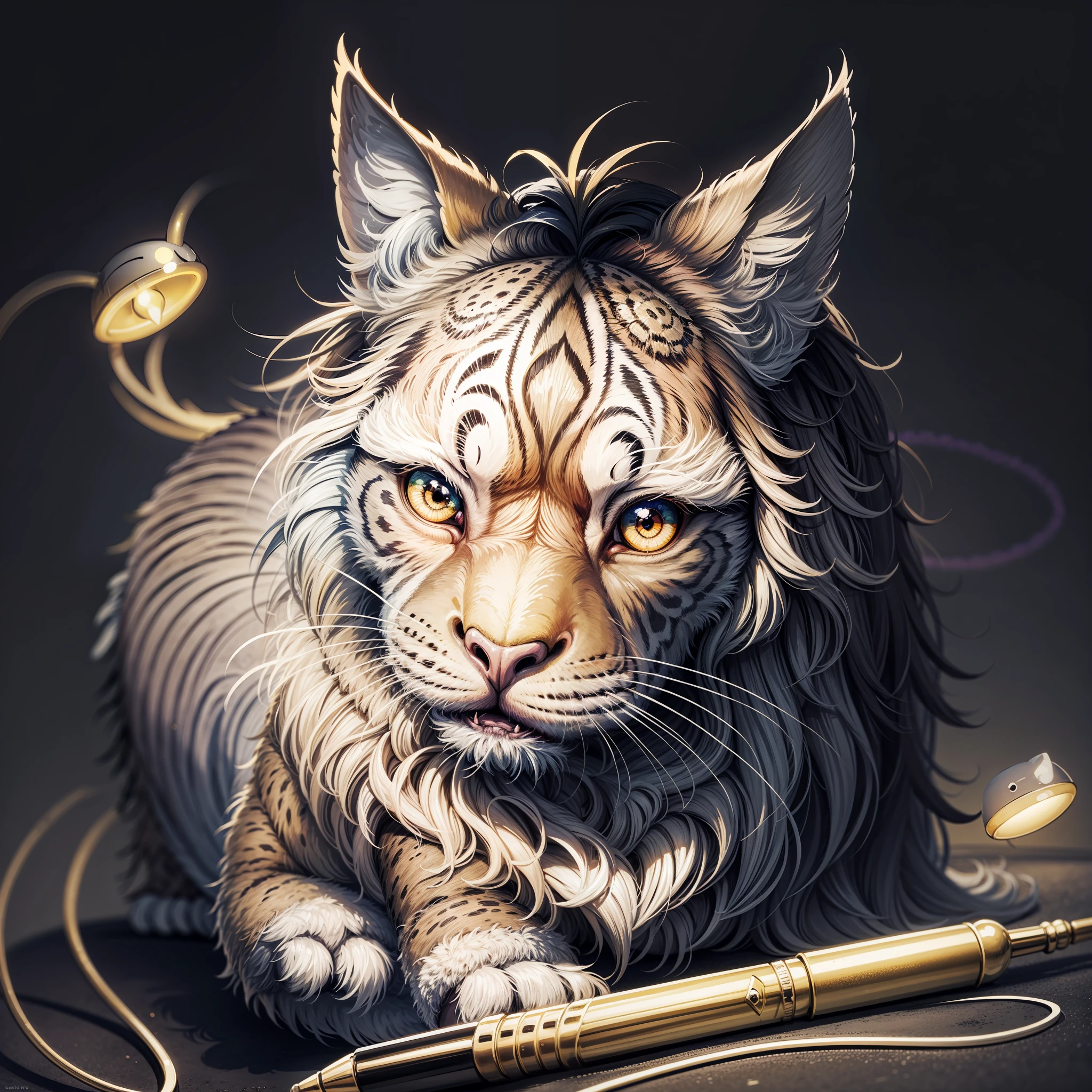 a coloring page of animals for children up to 8 years old, simple drawing with light lines --auto --s2